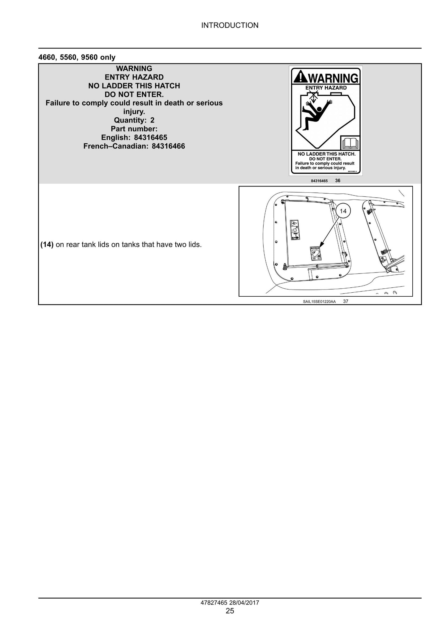 Flexi-Coil 3560 4460 4660 5560 5860 7660 9560 Air Cart Factory Workshop Service Manual 47827465