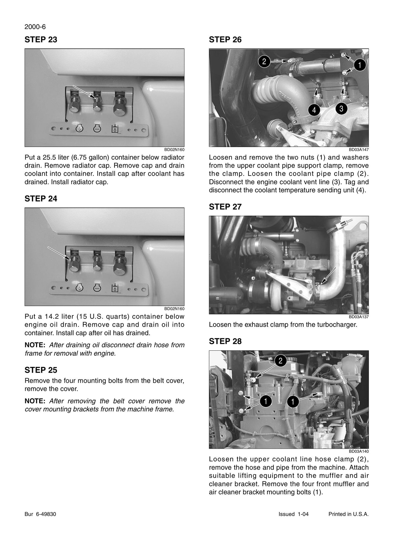 CASE LW 170.B Wheel Loader Factory Workshop Service Manual 6-49712