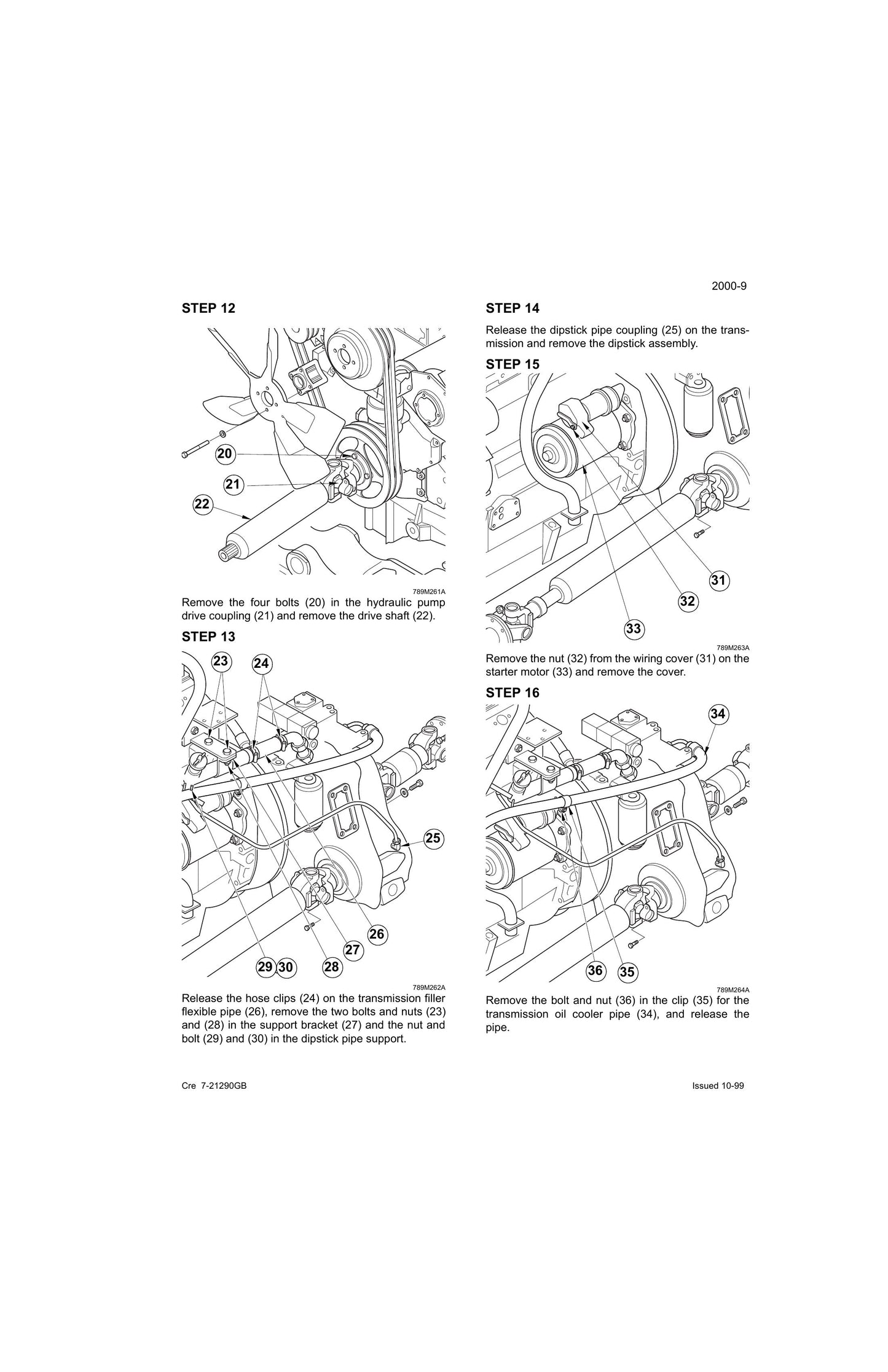 CASE 595SLE 595LSP Backhoe Loader Factory Workshop Service Manual