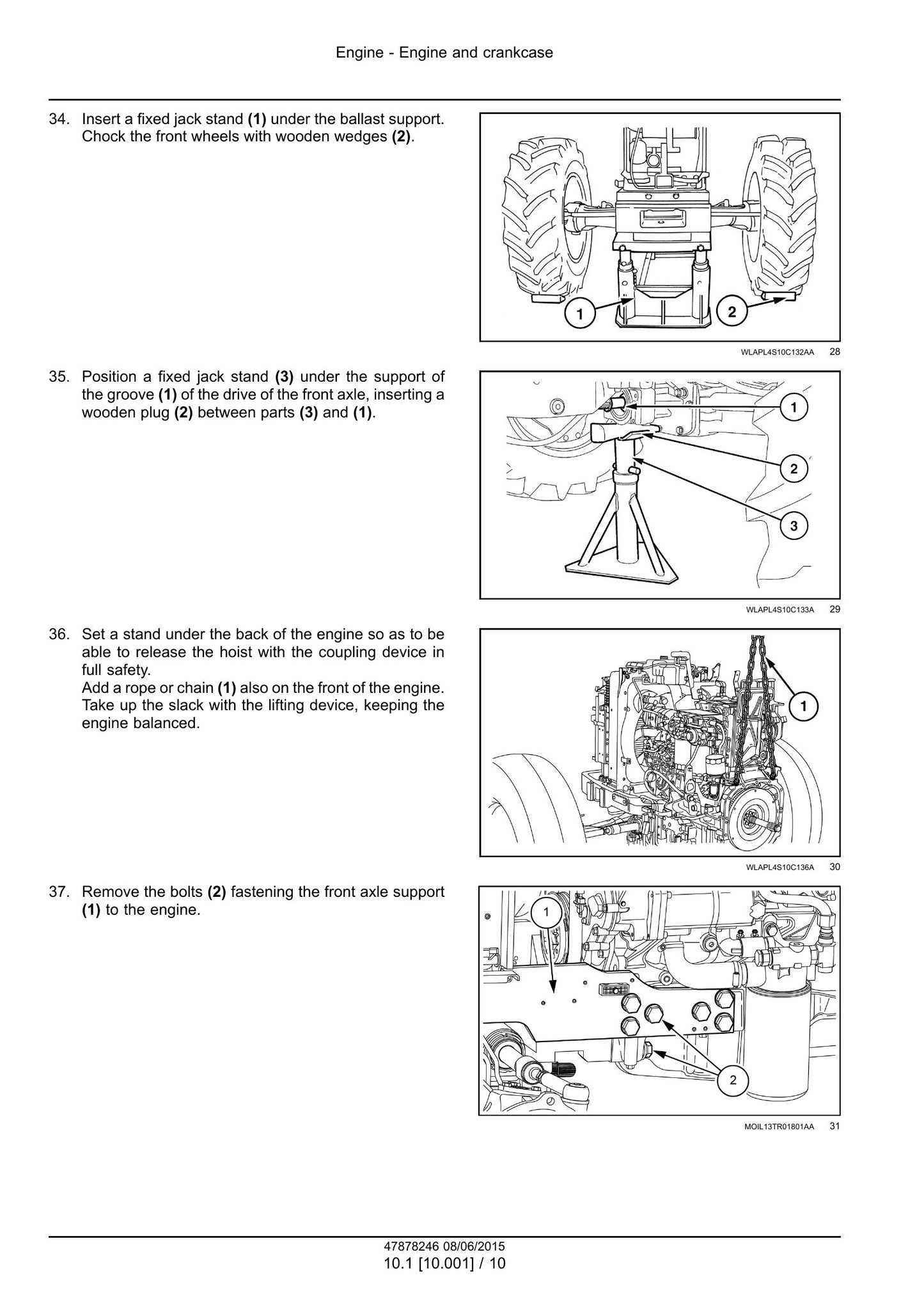 CASE Farmall 90C Farmall 100C Farmall 110C Farmall 120C Tractor Factory Workshop Service Manual 47899706