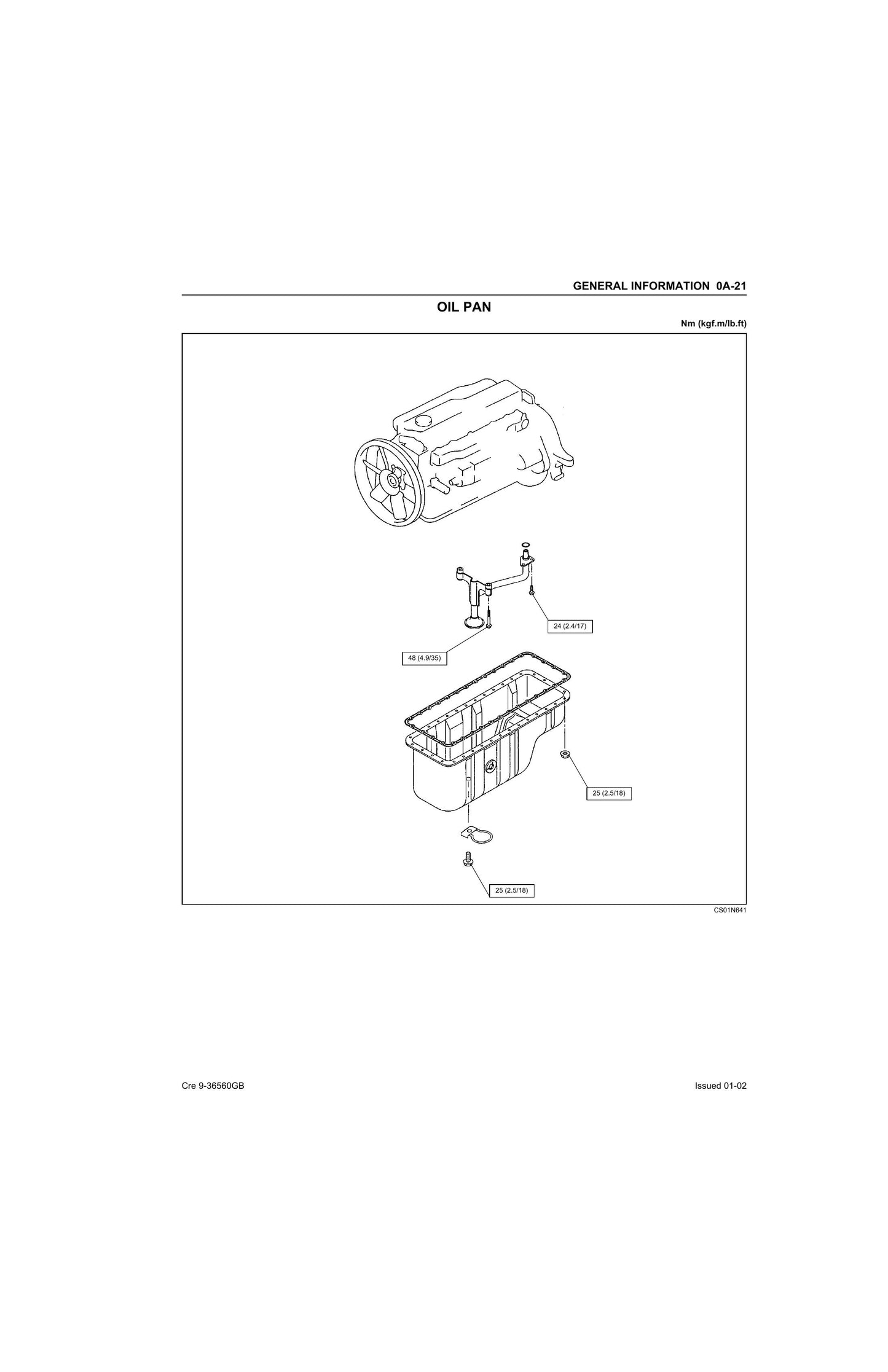 CASE 6HK1 ISUZU Engine Factory Workshop Service Manual Cre 9-36569GB