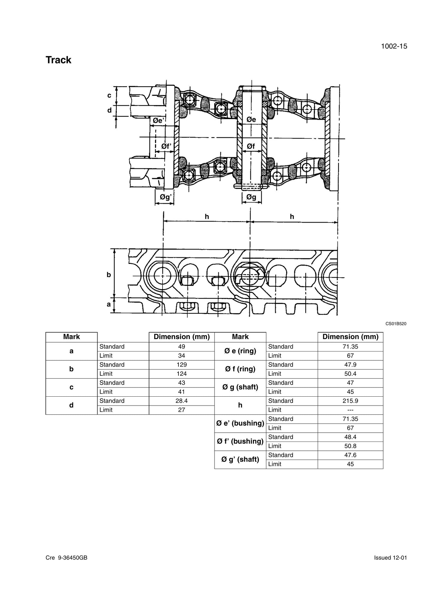 CASE CX330 CX350 Crawler Excavator Factory Workshop Service Manual 9-43570GB