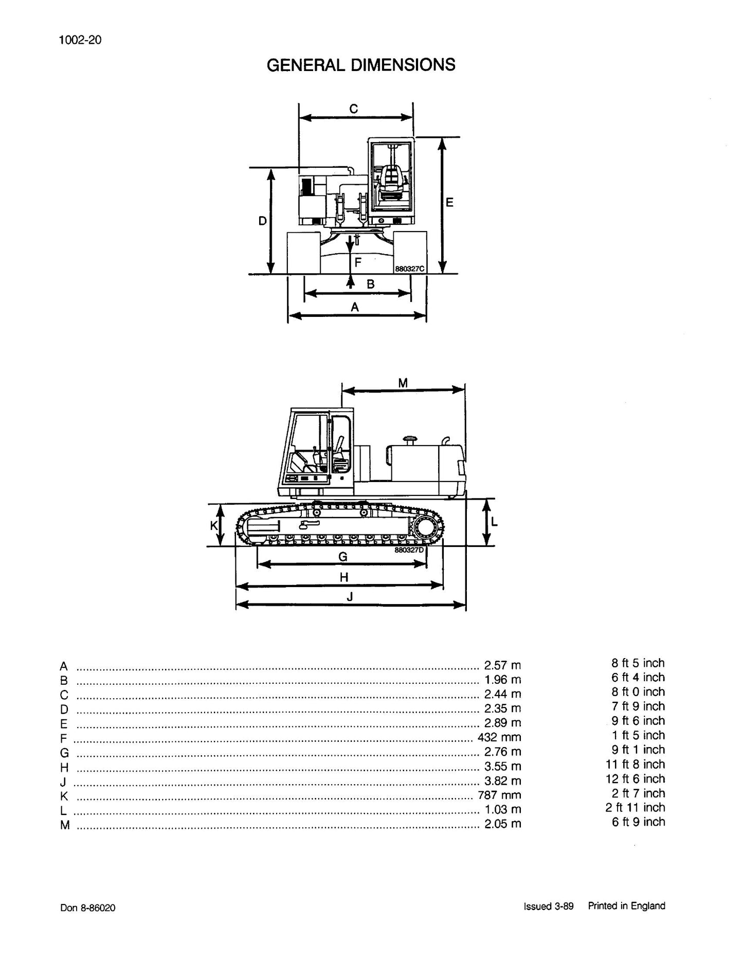 CASE 688C Crawler Excavator Factory Workshop Parts Catalog Lep.8-88993