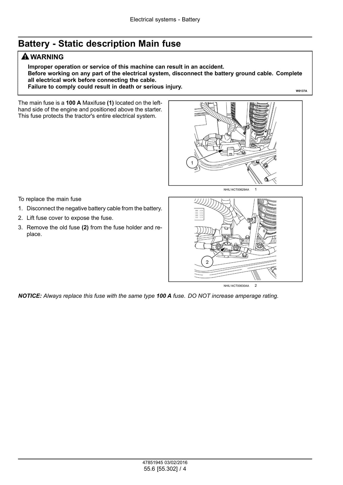 CASE Farmall 45C CVT 55C CVT Compact Tractor Factory Workshop Service Manual 4797831
