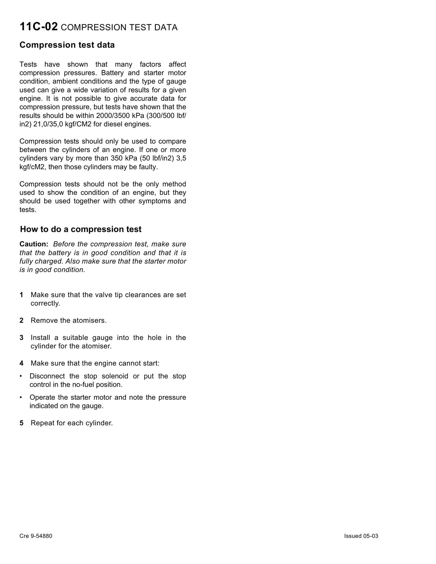 CNH Perkins 700 Series Engine Factory Workshop Service Manual 9-54880