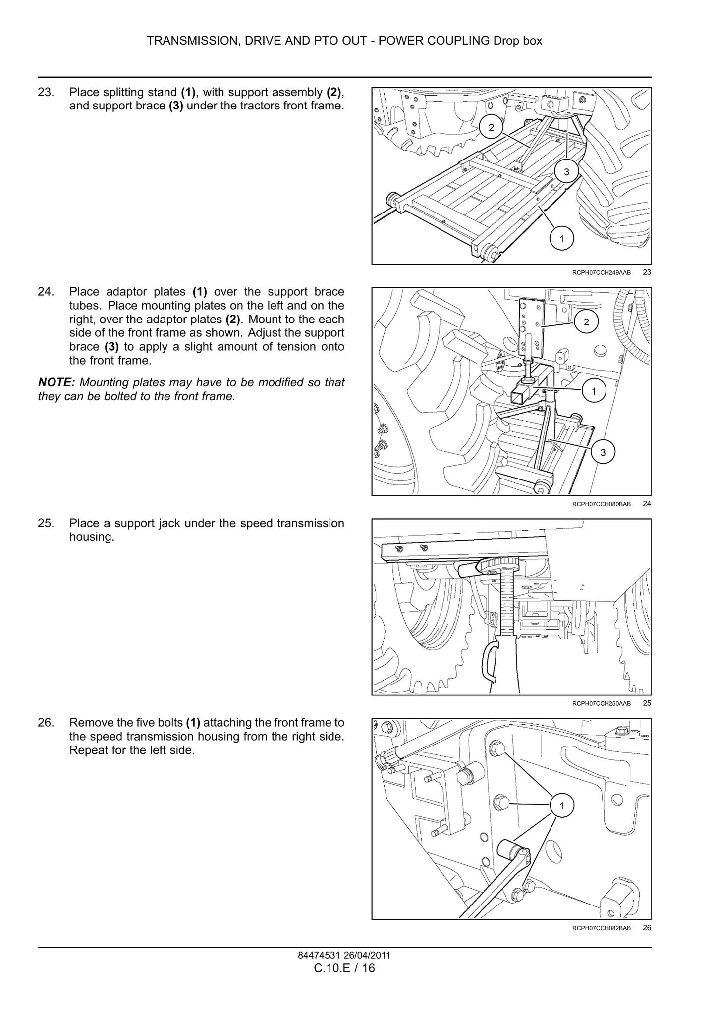 CASE MAGNUM 235 MAGNUM 260 MAGNUM 290 MAGNUM 315 MAGNUM 340 Tractor Factory Workshop Service Manual 84494804