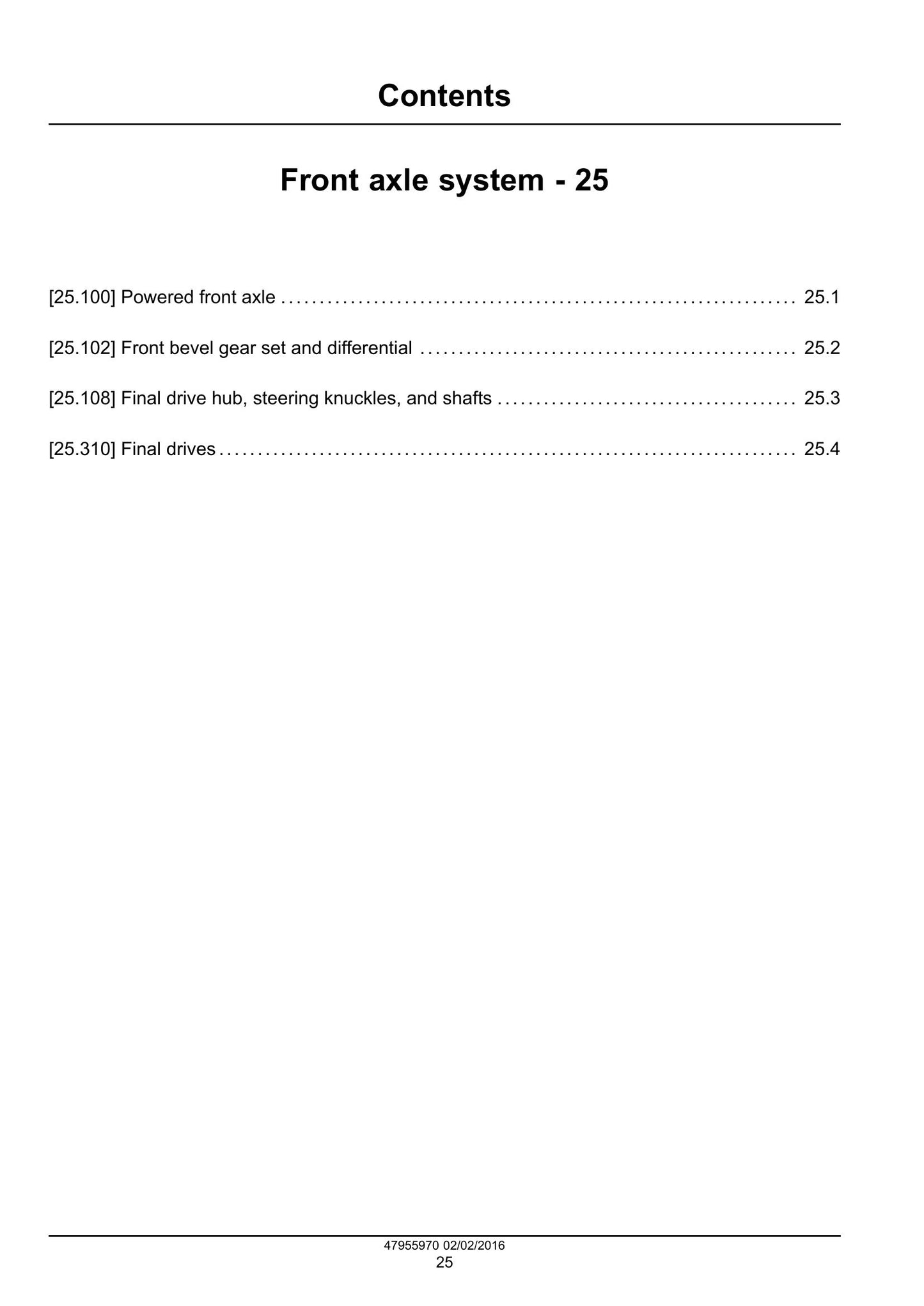 CASE 521F Wheel Loader Factory Workshop Service Manual 47979860