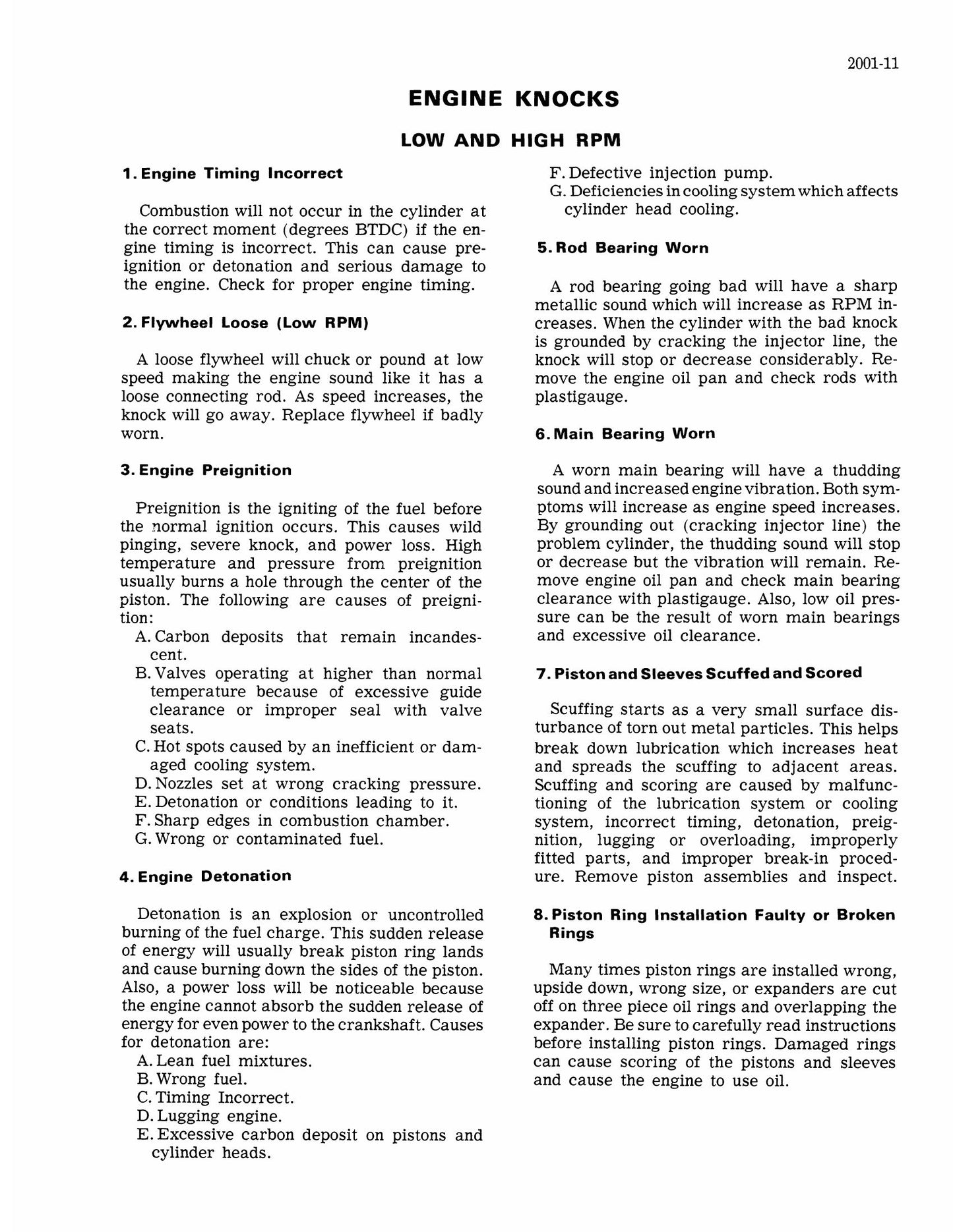 CASE 680CK Series E Backhoe Loader Table of Contents