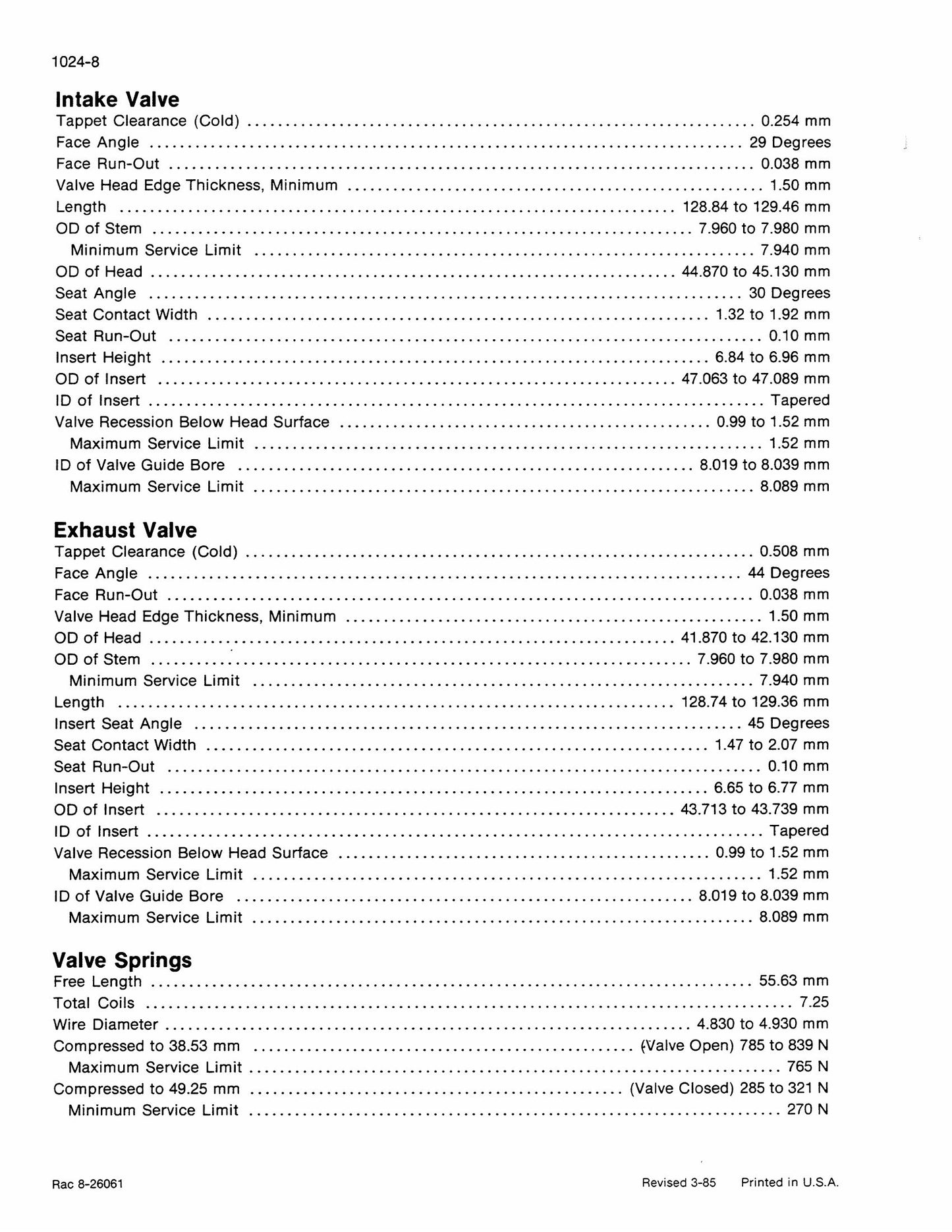 CASE 1085C Crawler Excavator Factory Workshop Service Manual 8-14930