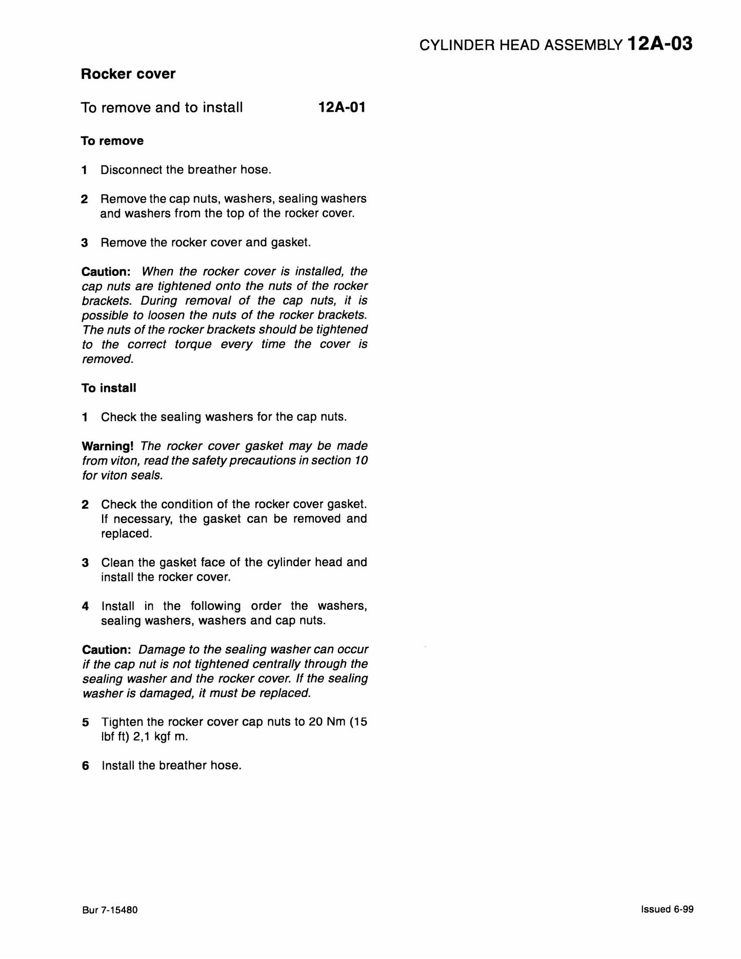 CASE G 4.0 G 4.0T Engine Factory Workshop Service Manual Bur 7-15480