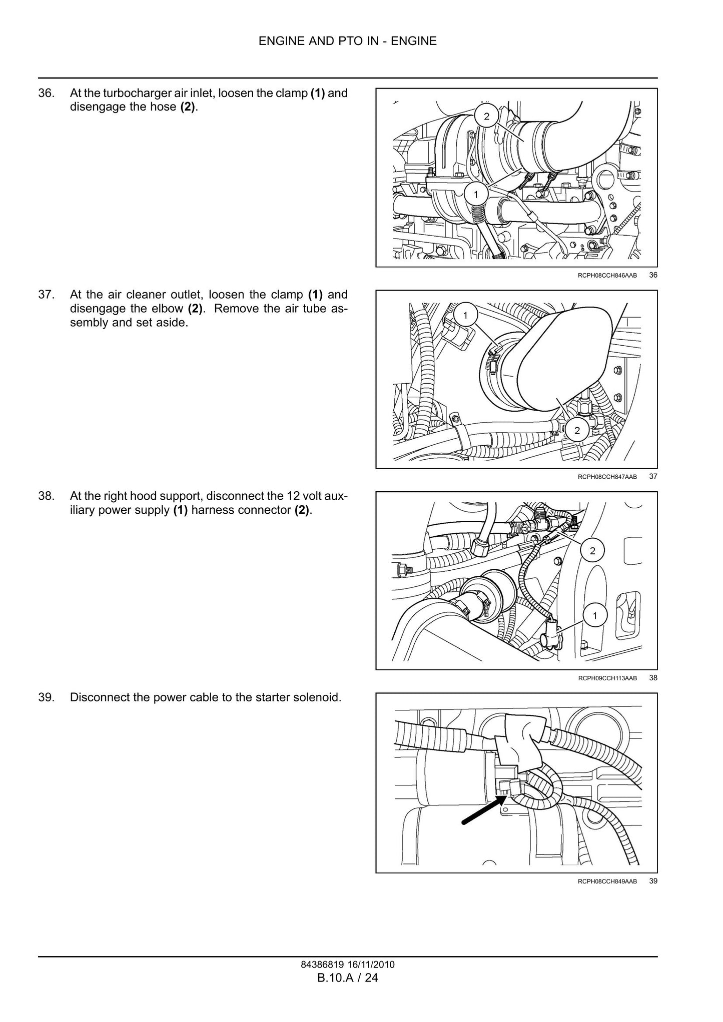 CASE MAGNUM 180 MAGNUM 190 MAGNUM 210 Tractor Factory Workshop Service Manual 84399414