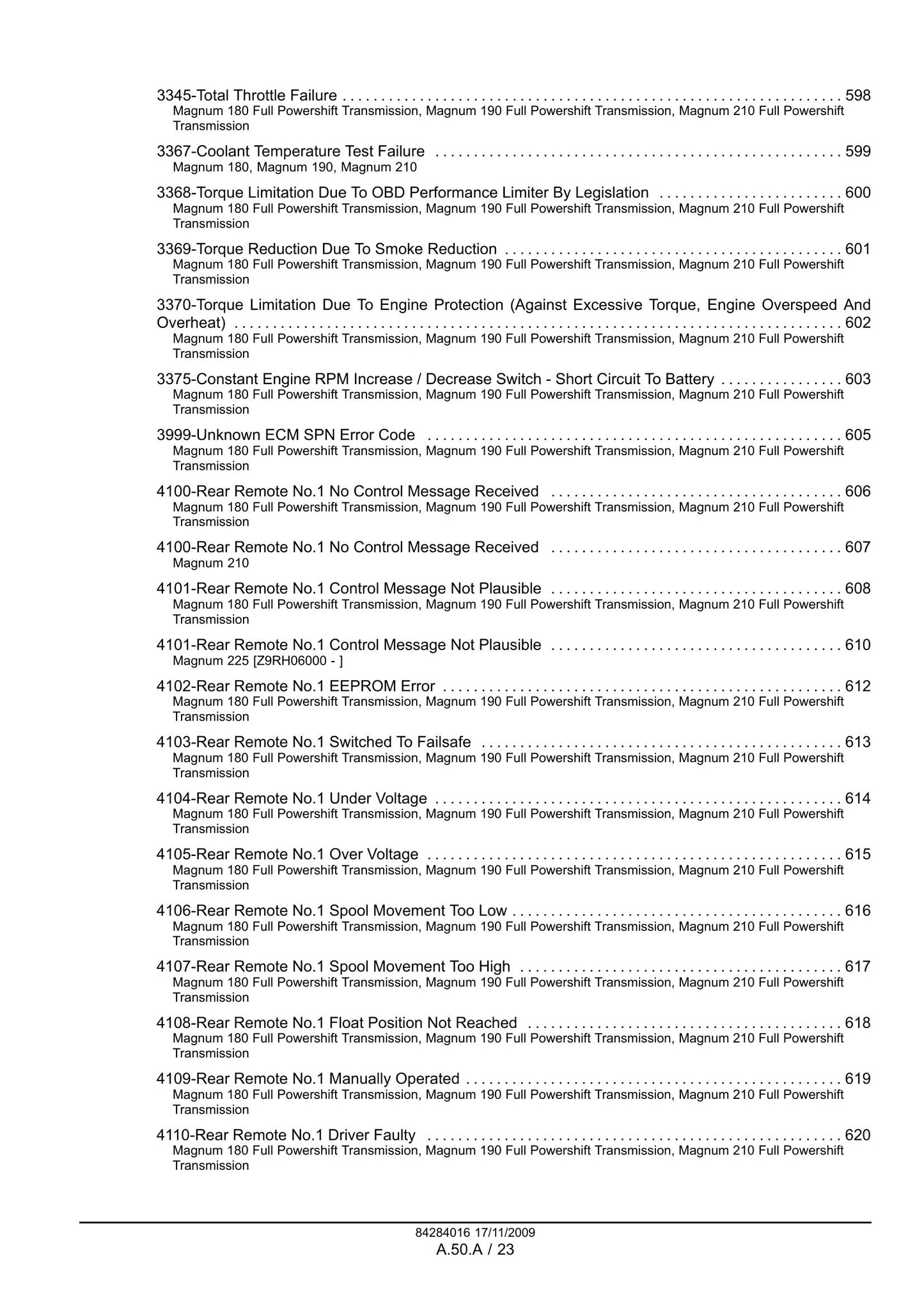CASE Magnum 180 190 210 Tractor Factory Workshop Service Manual 84286747
