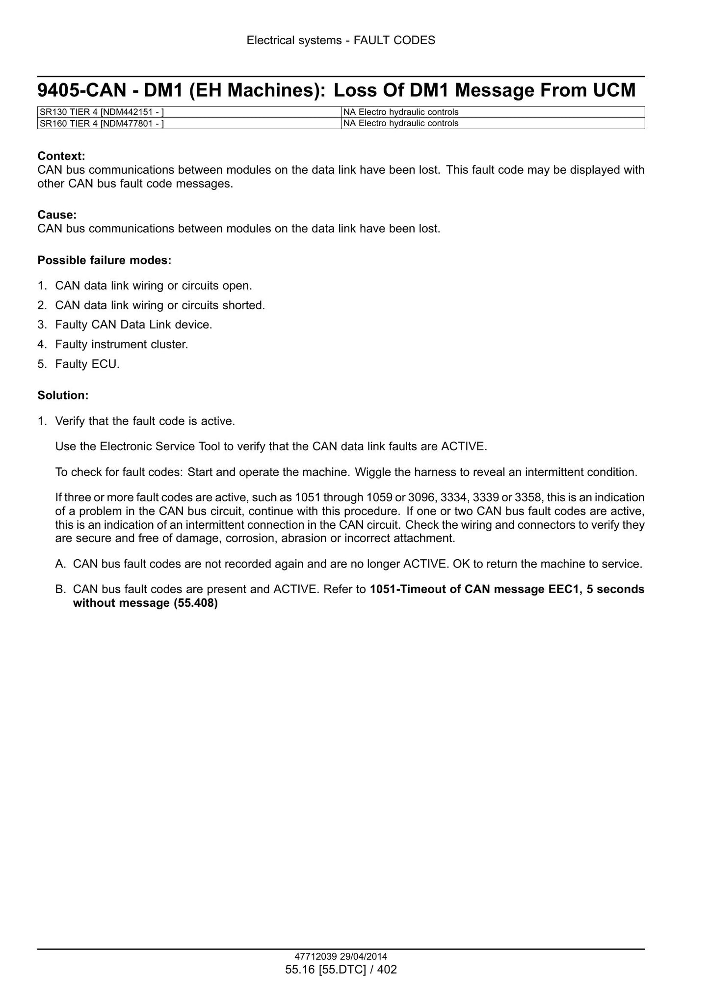 CASE SR130 SR160 Skid Steer Loader Factory Workshop Service Manual 47712039