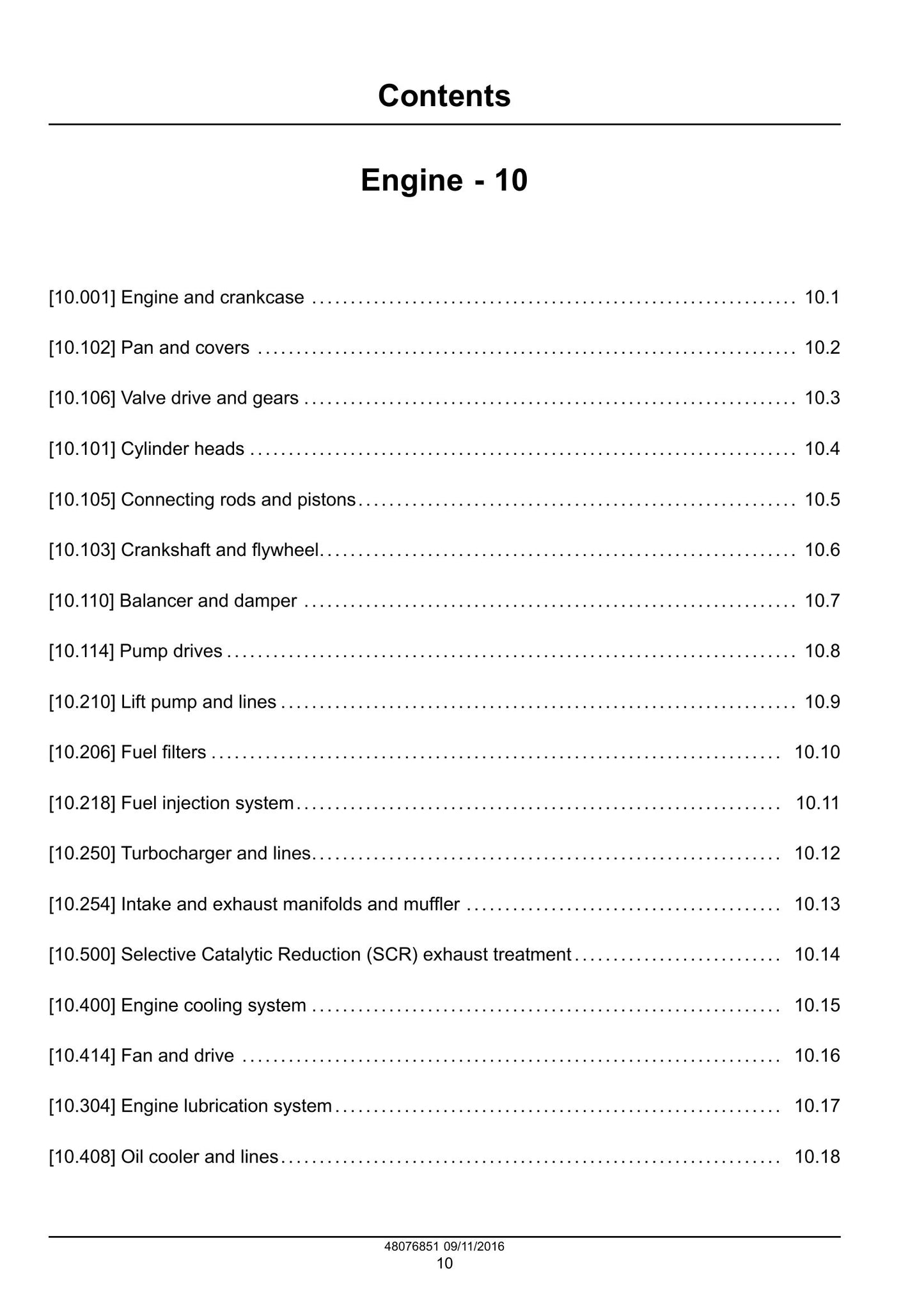 CNH Industrial Cursor 9 Engine Factory Workshop Service Manual 48076851