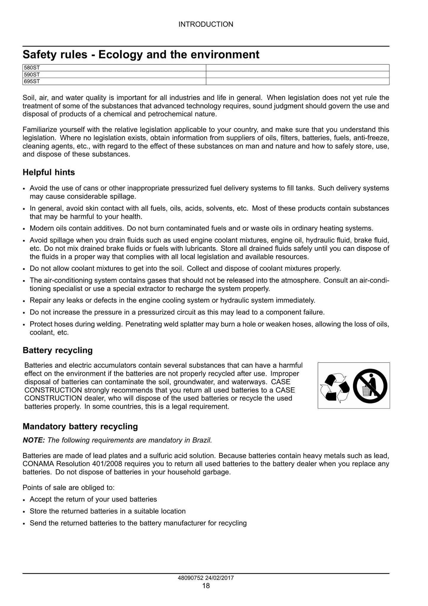 CASE 580ST 590ST 695ST Tractor Backhoe Loader Factory Workshop Service Manual 48090752