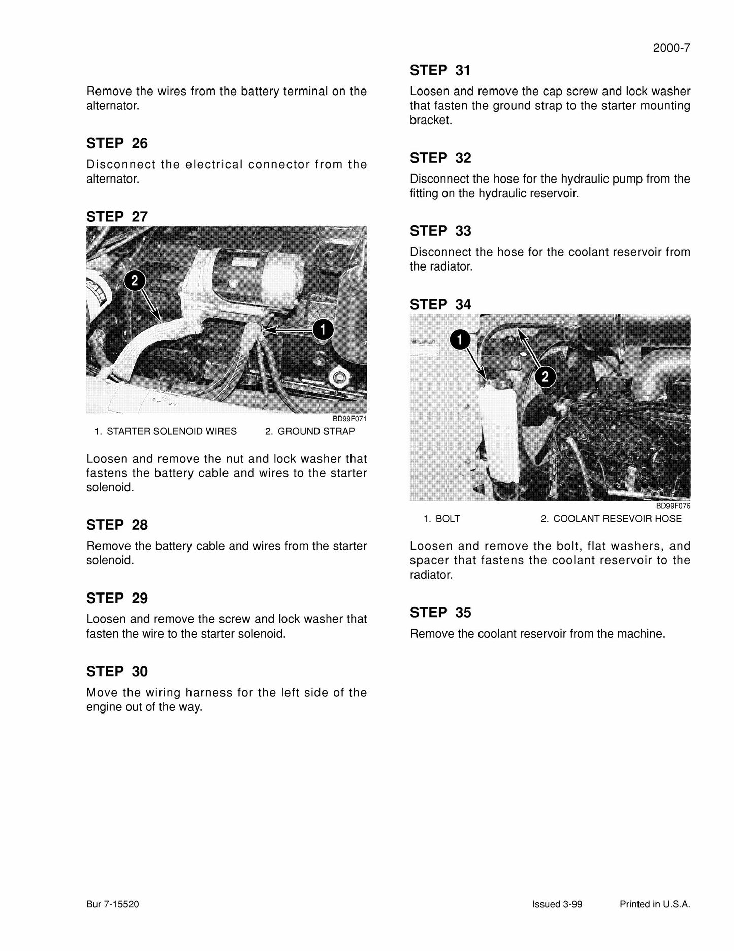CASE 585G 586G 588G Forklift Factory Workshop Service Manual 7-14851