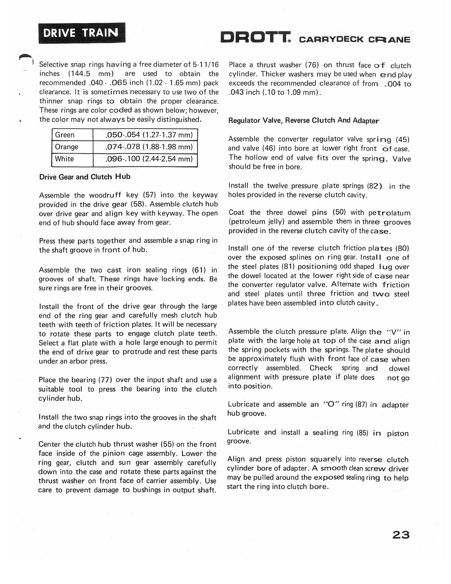 CASE 85RM2 Carrydeck Crane Factory Workshop Service Manual S406205M2