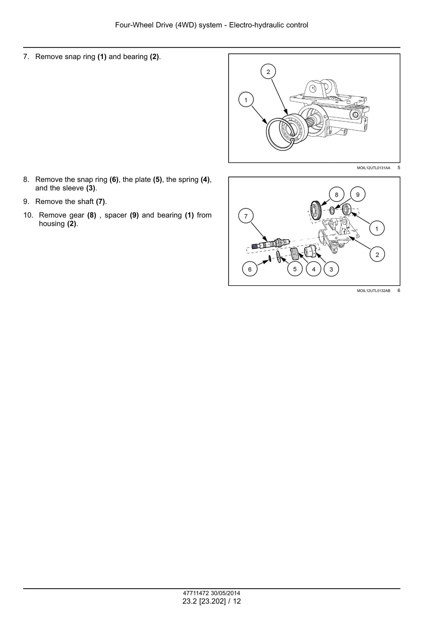 CASE FARMALL 75C Tractor Factory Workshop Service Manual 47720798