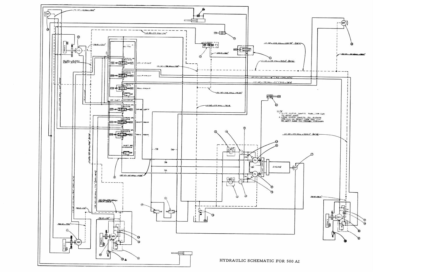 CASE 500AI Travelift Factory Workshop Service Manual S406018M2-B