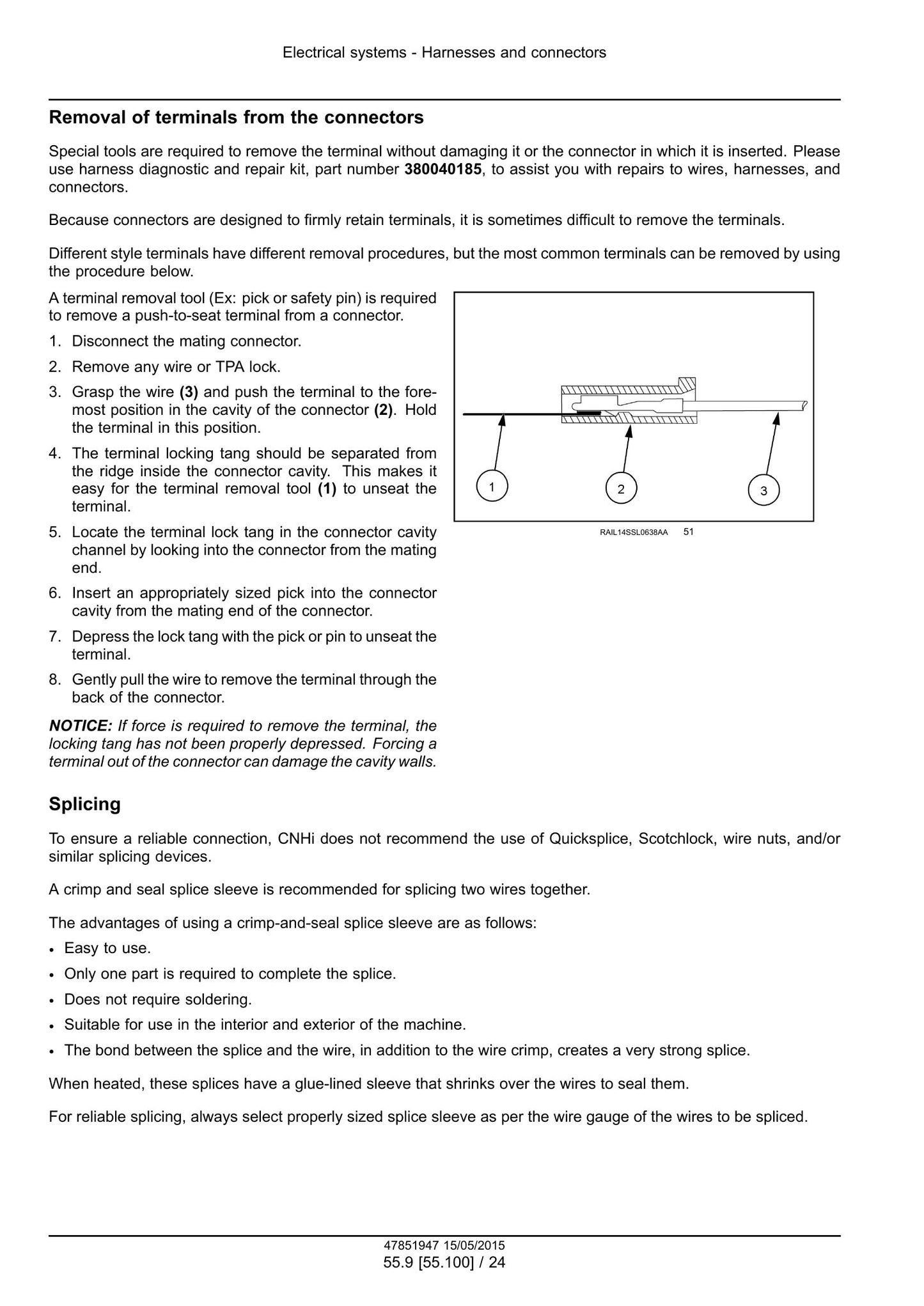 CASE SR175 SV185 Skid Steer Loader Factory Workshop Service Manual 47381861