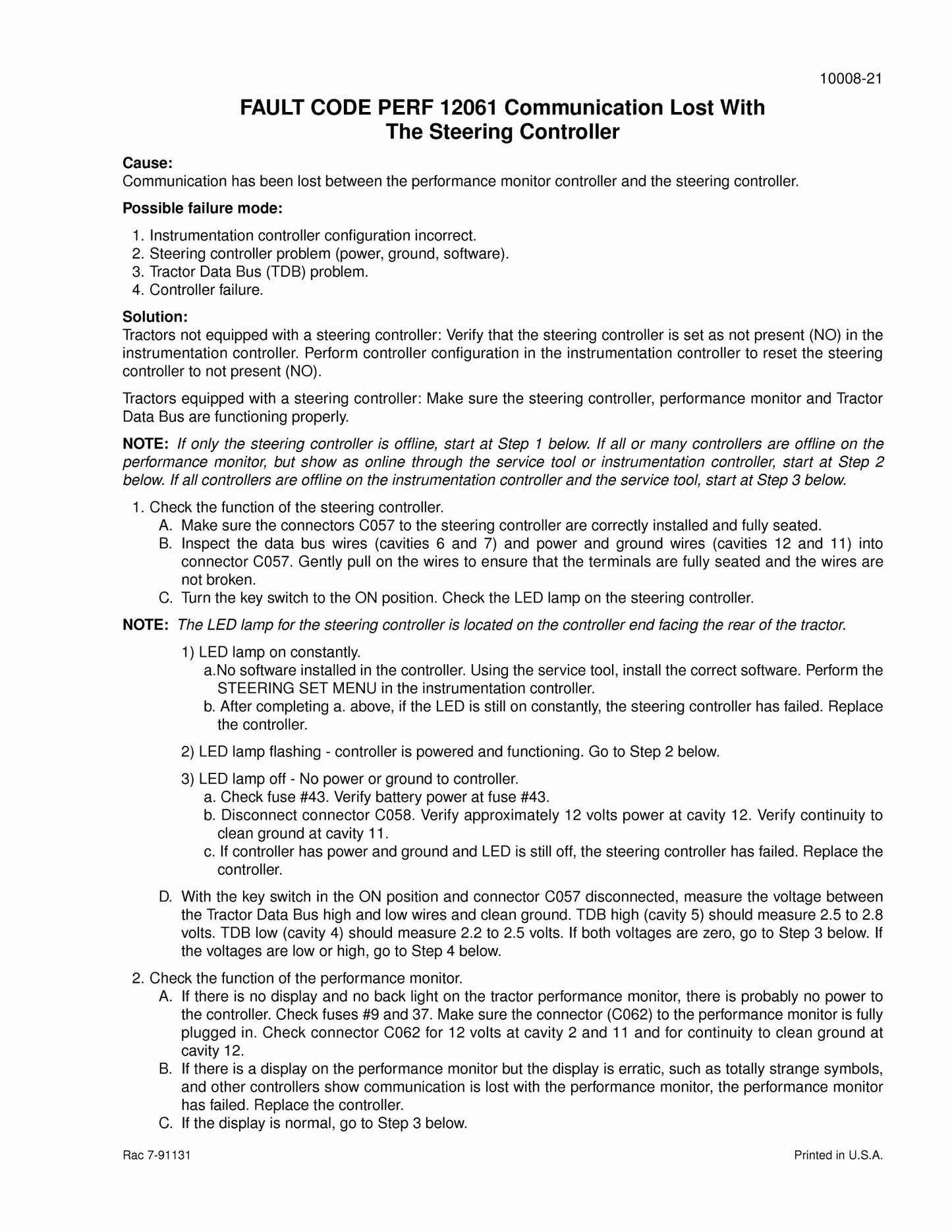 CASE STX275 STX325 STX375 STX425 STX450 Tractor Factory Workshop Service Manual 6-14580