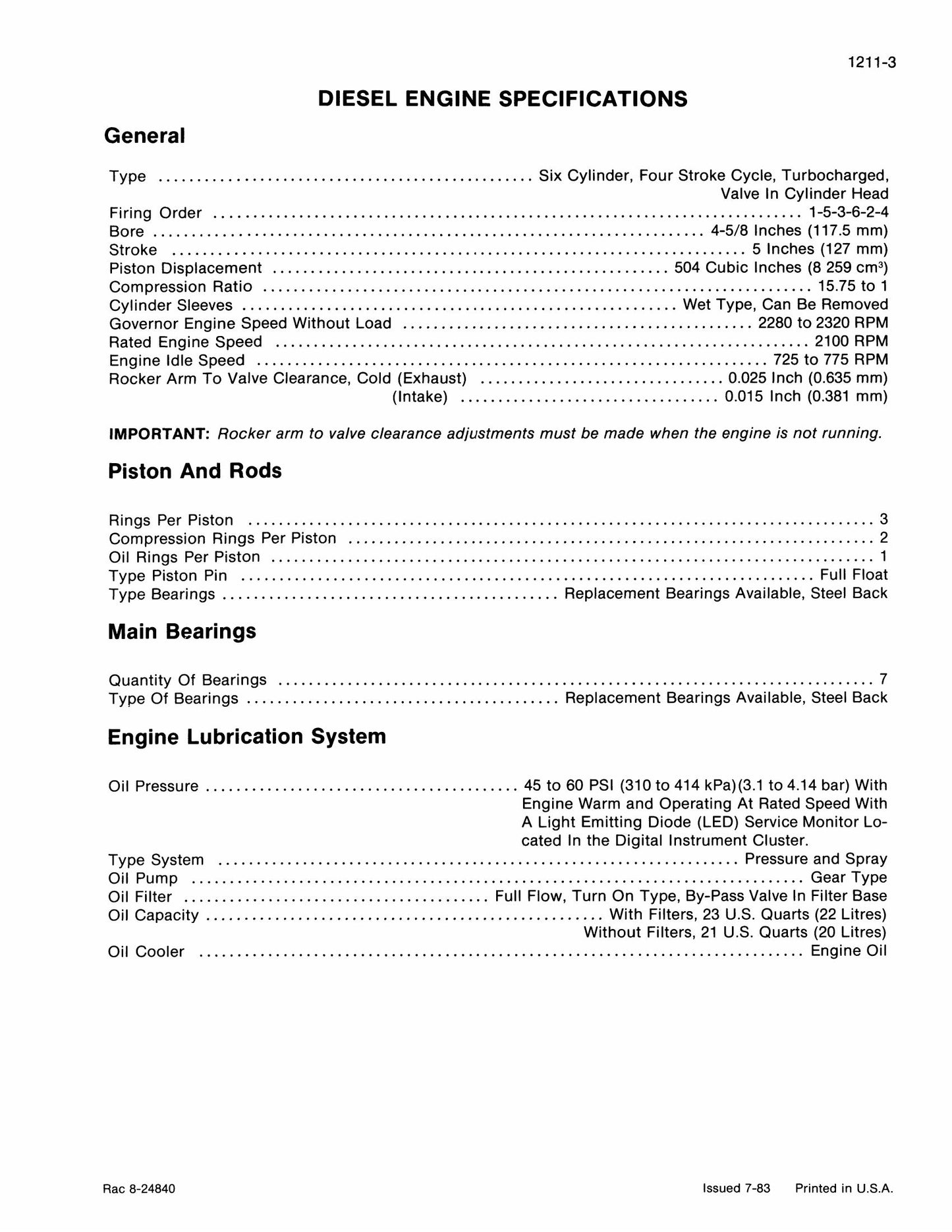 CASE 2094 2294 3294 Tractor Factory Workshop Service Manual Rac 8-24901