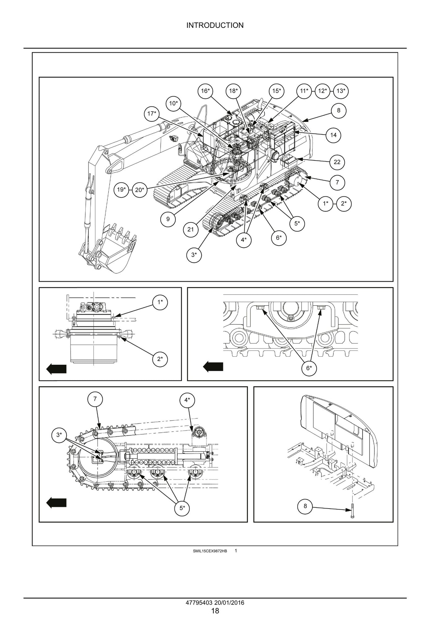 CASE CX160C Crawler Excavator Factory Workshop Service Manual 47795403