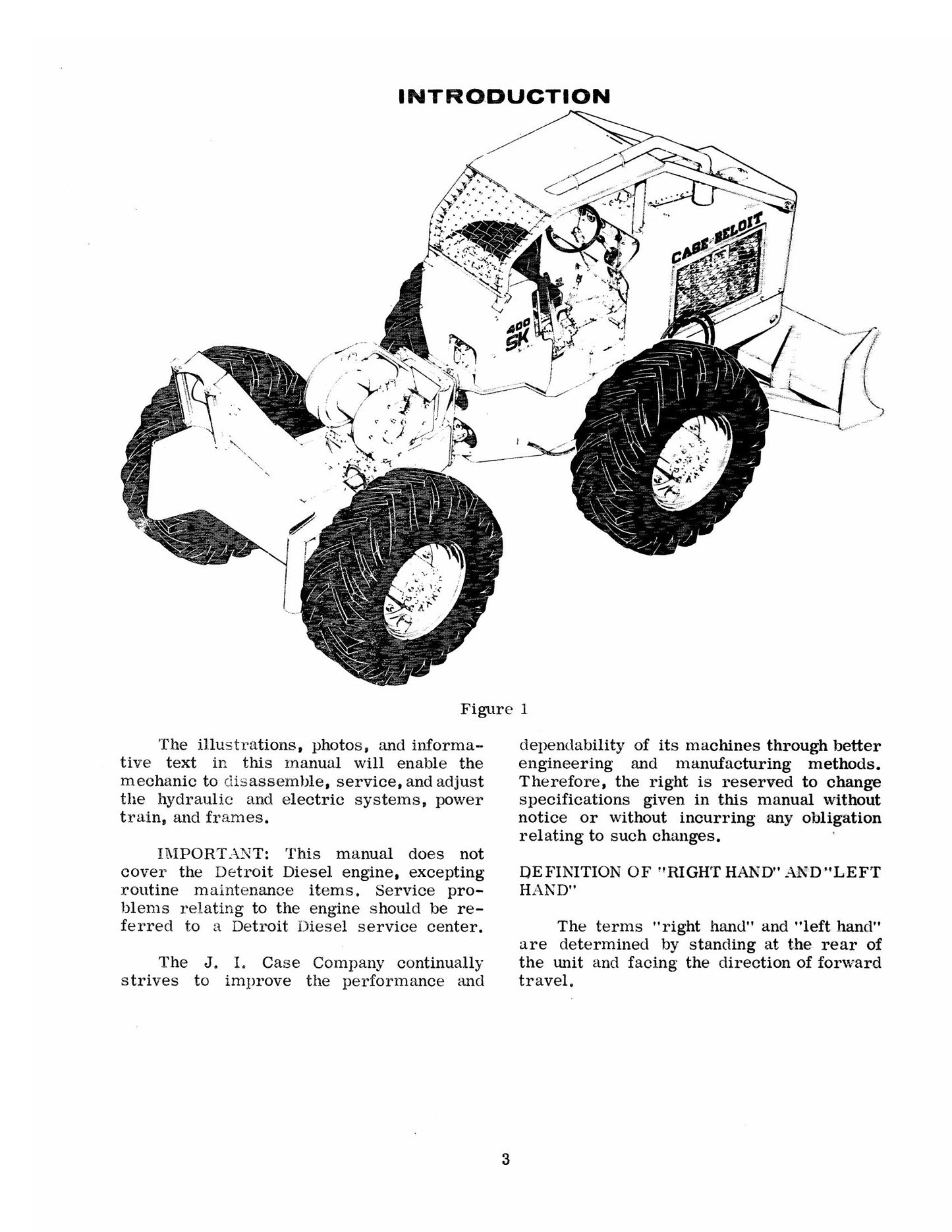 CASE 300SK 400SK Log Skidder Factory Workshop Service Manual 9-73832