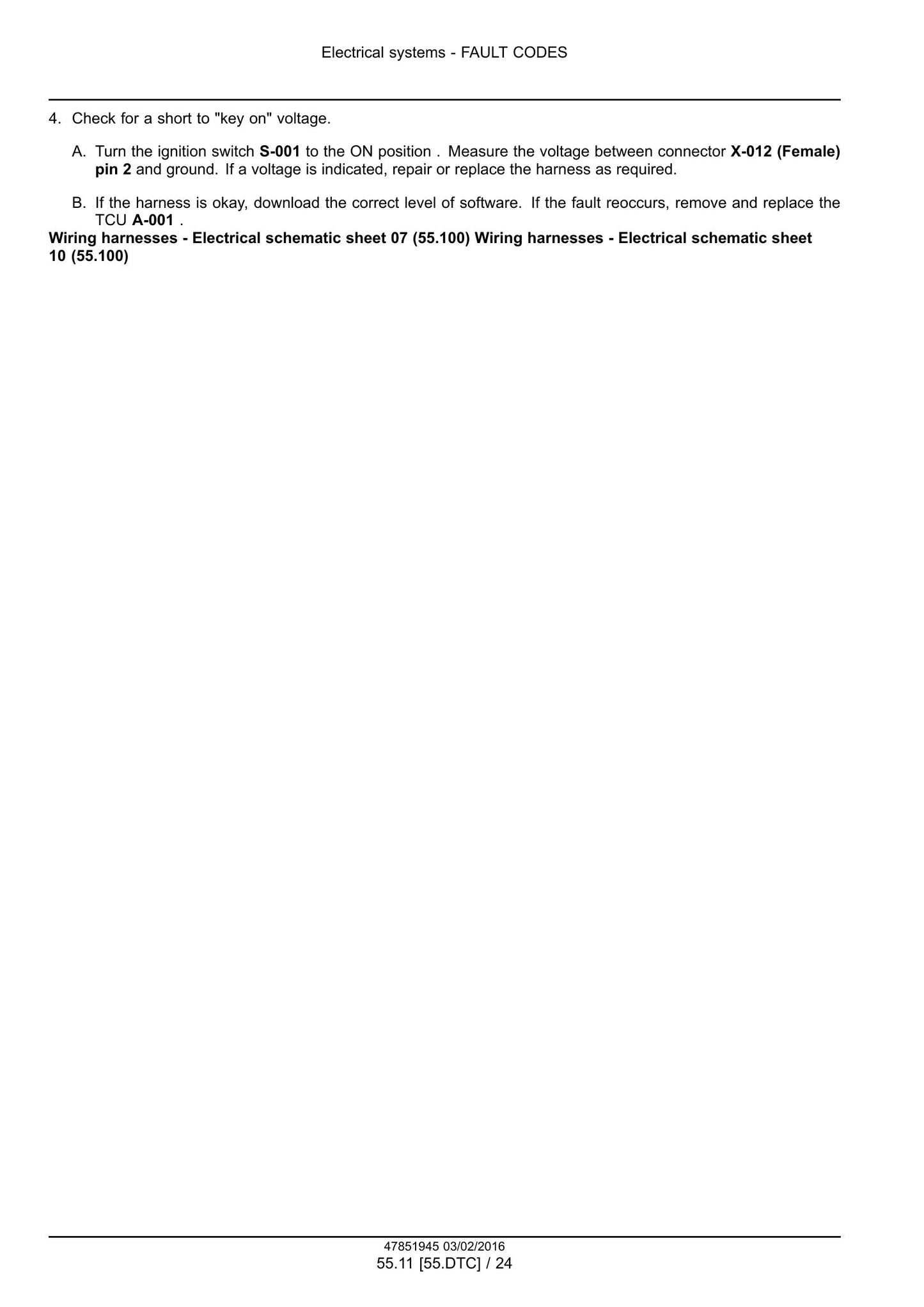 CASE Farmall 45C CVT Farmall 55C CVT Compact Tractor Factory Workshop Service Manual 47979832