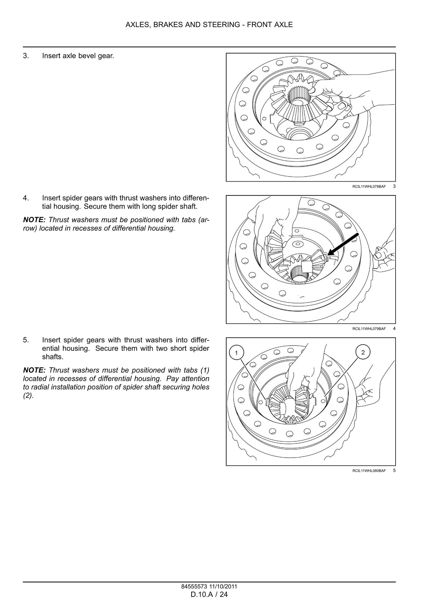 CASE 1021F 1121F 21F Wheel Loader Factory Workshop Service Manual 84555580