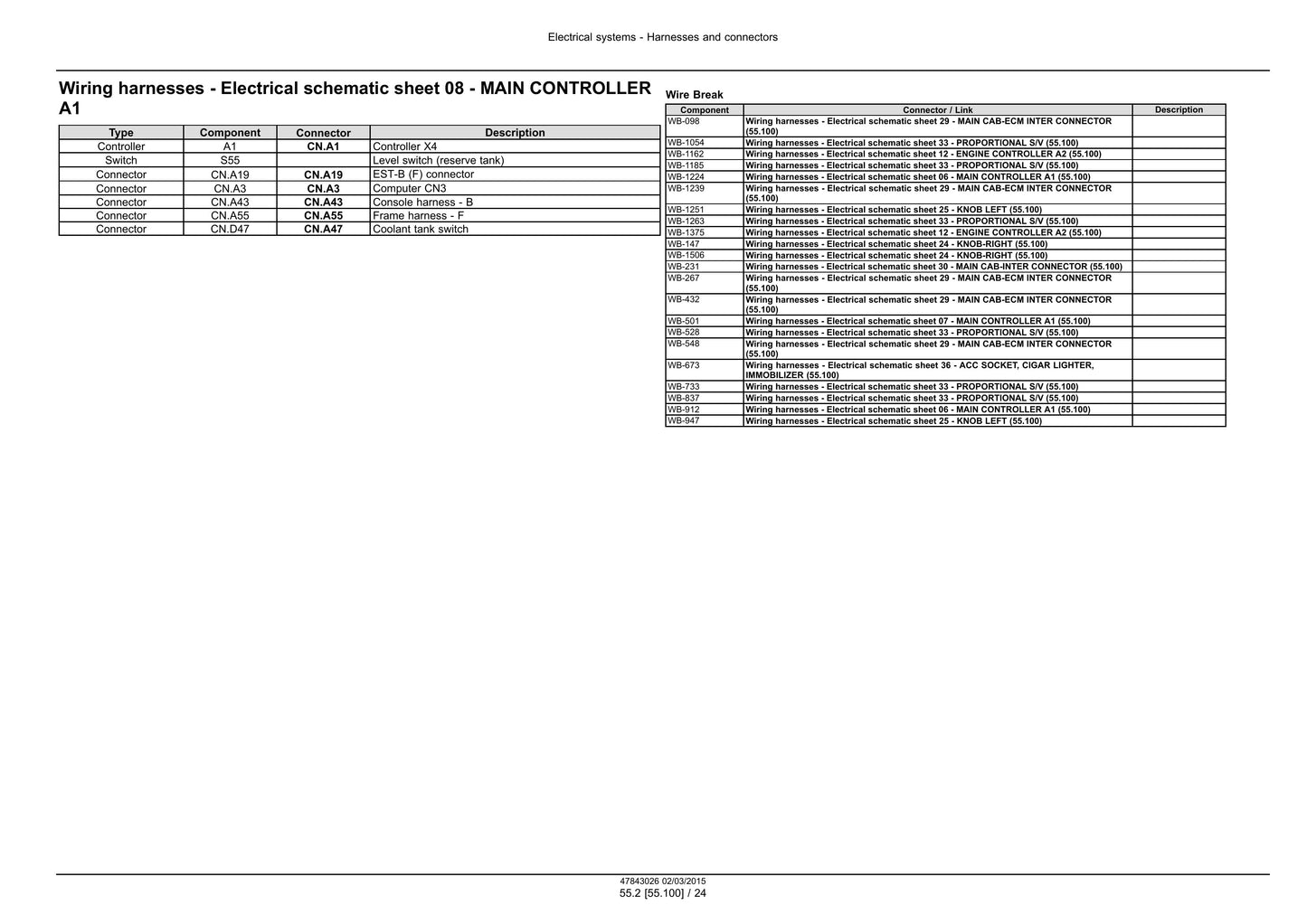 CASE CX350D Crawler Excavator Factory Workshop Service Manual 47869925