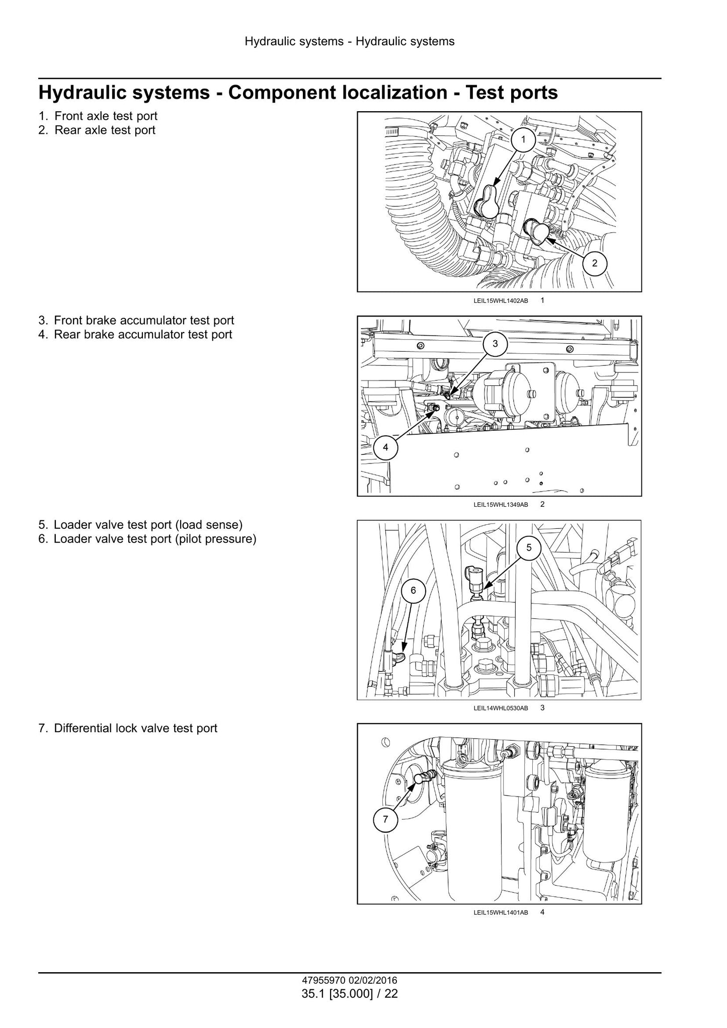 CASE 521F Wheel Loader Factory Workshop Service Manual 47979860