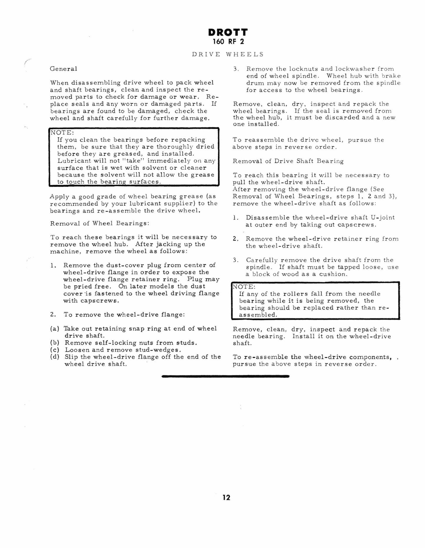 DROTT 160 RF2 Crawler Excavator Factory Workshop Service Manual 406012M1 DMC FORM 1245