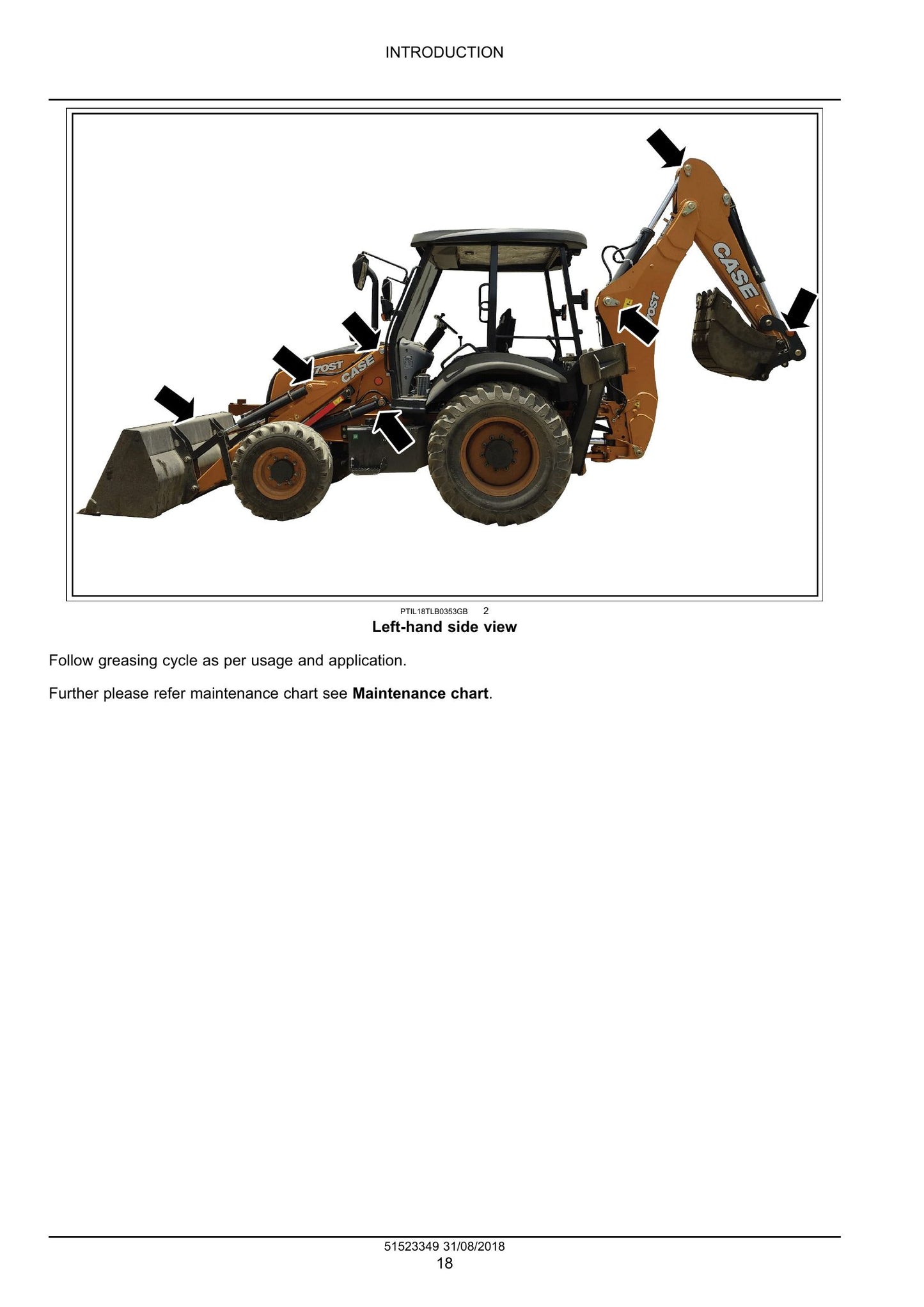 CASE 570ST Backhoe Loader Factory Workshop Service Manual 51523349