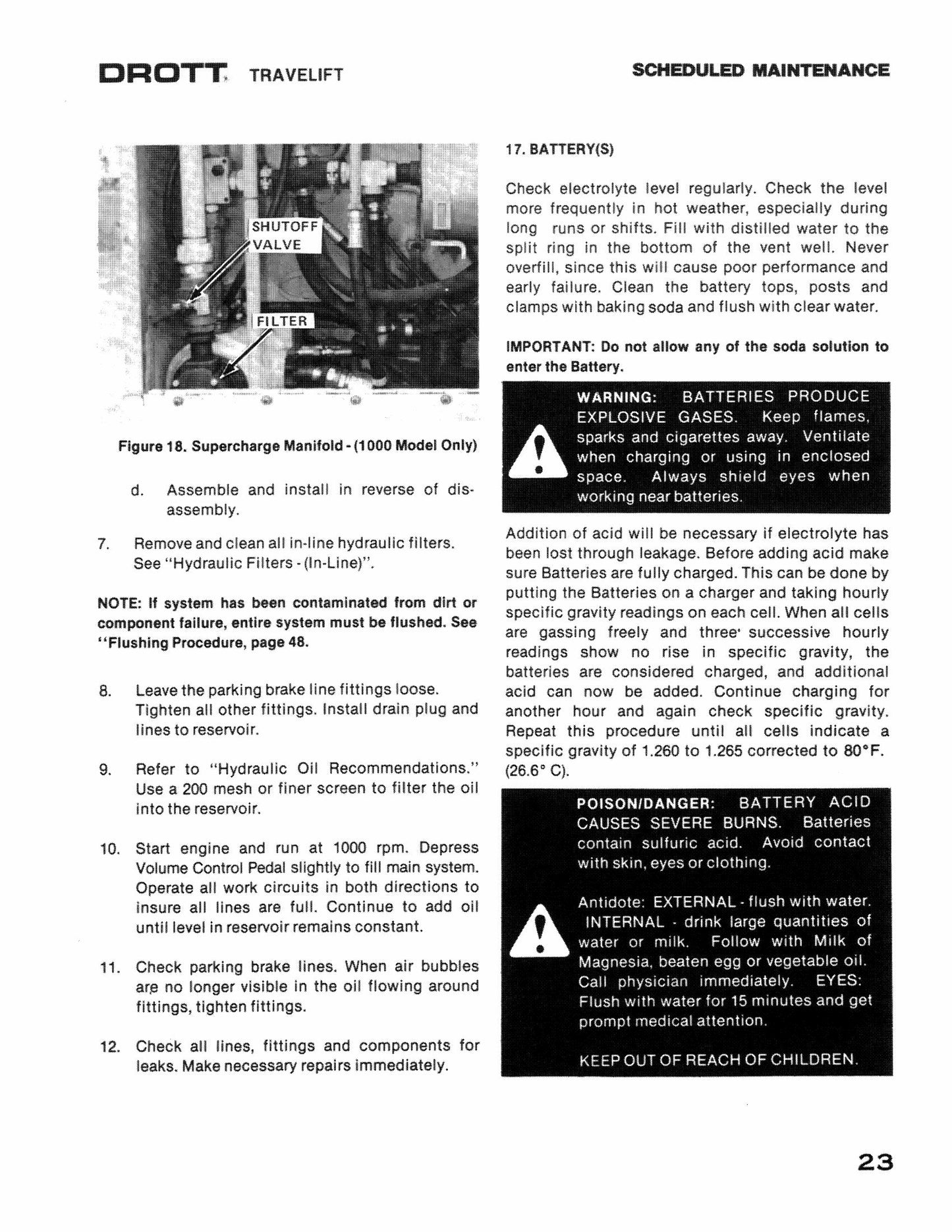 CASE 250 500 650 1000 Travelift Factory Workshop Service Manual S406243M2