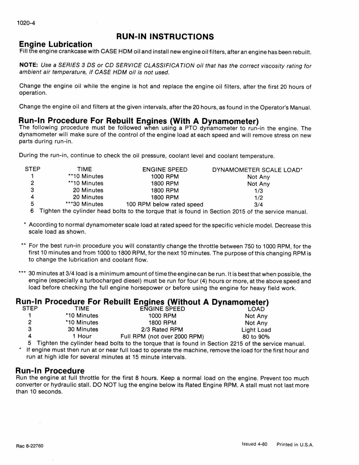 CASE 1080 1080B Excavator Factory Workshop Service Manual 8-42681