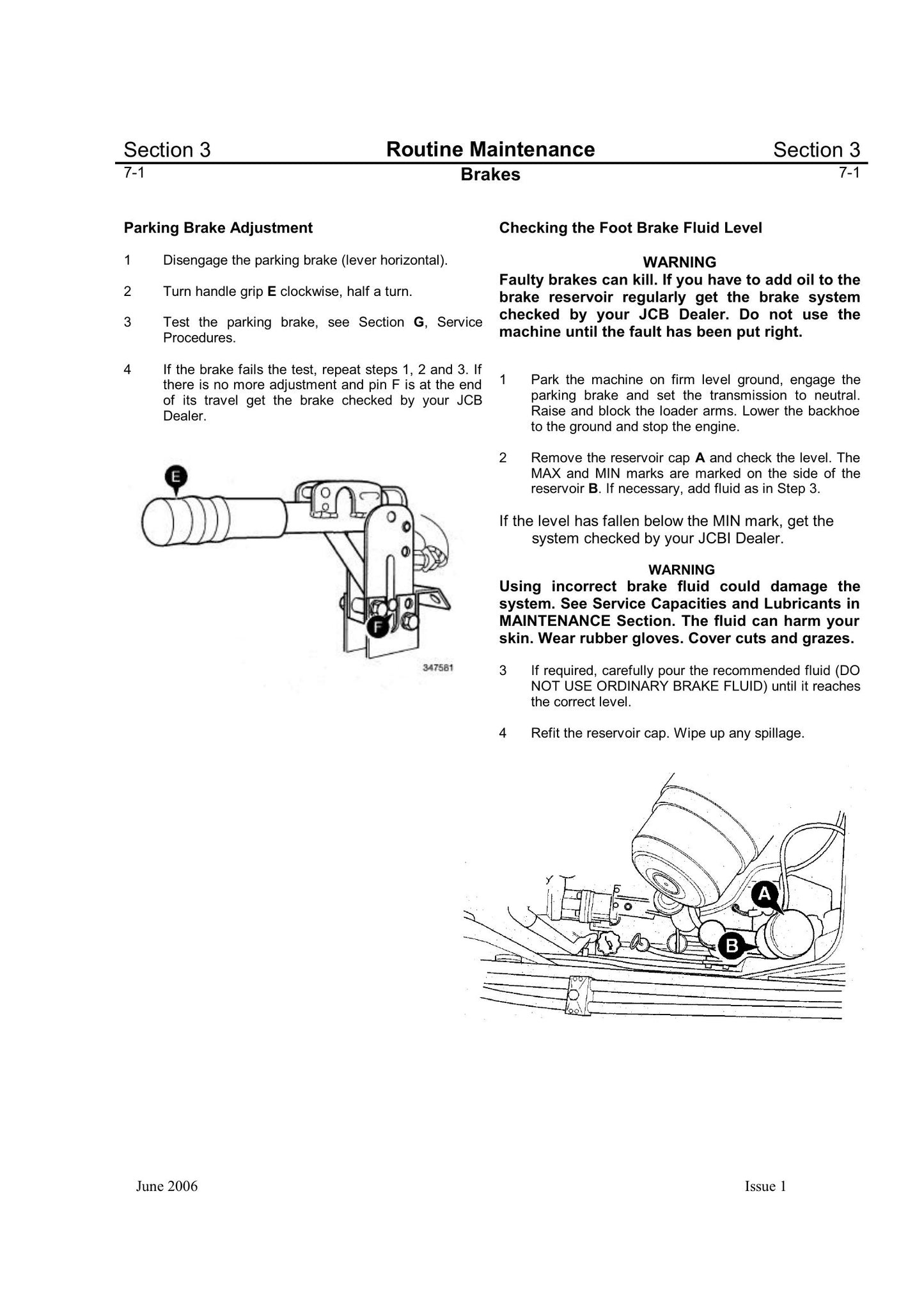 JCB 4DX Backhoe Loader Factory Workshop Service Manual 550/42914