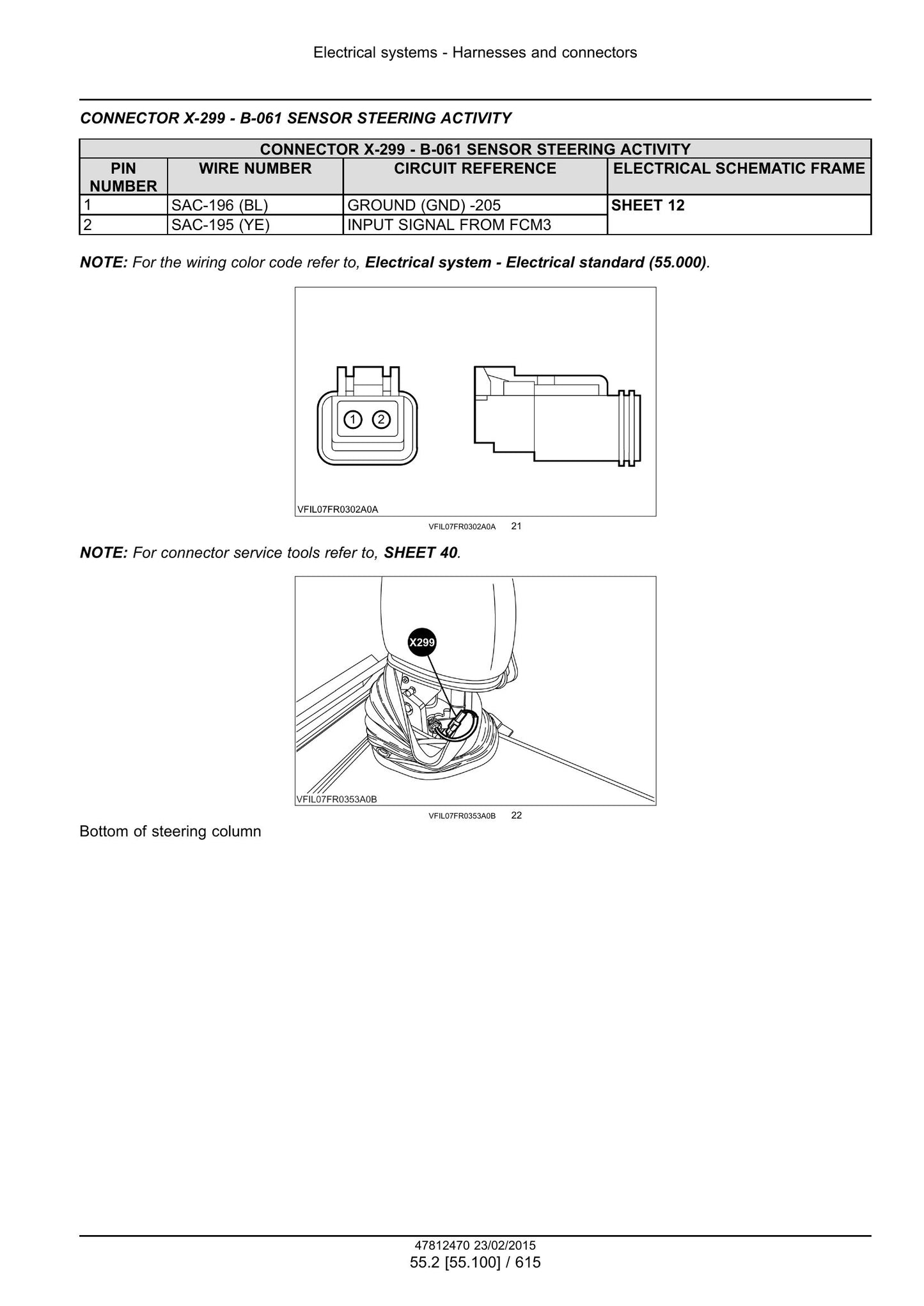 New Holland FR450 FR500 FR600 FR700 FR850 Forage Harvester Factory Workshop Service Manual 47849552