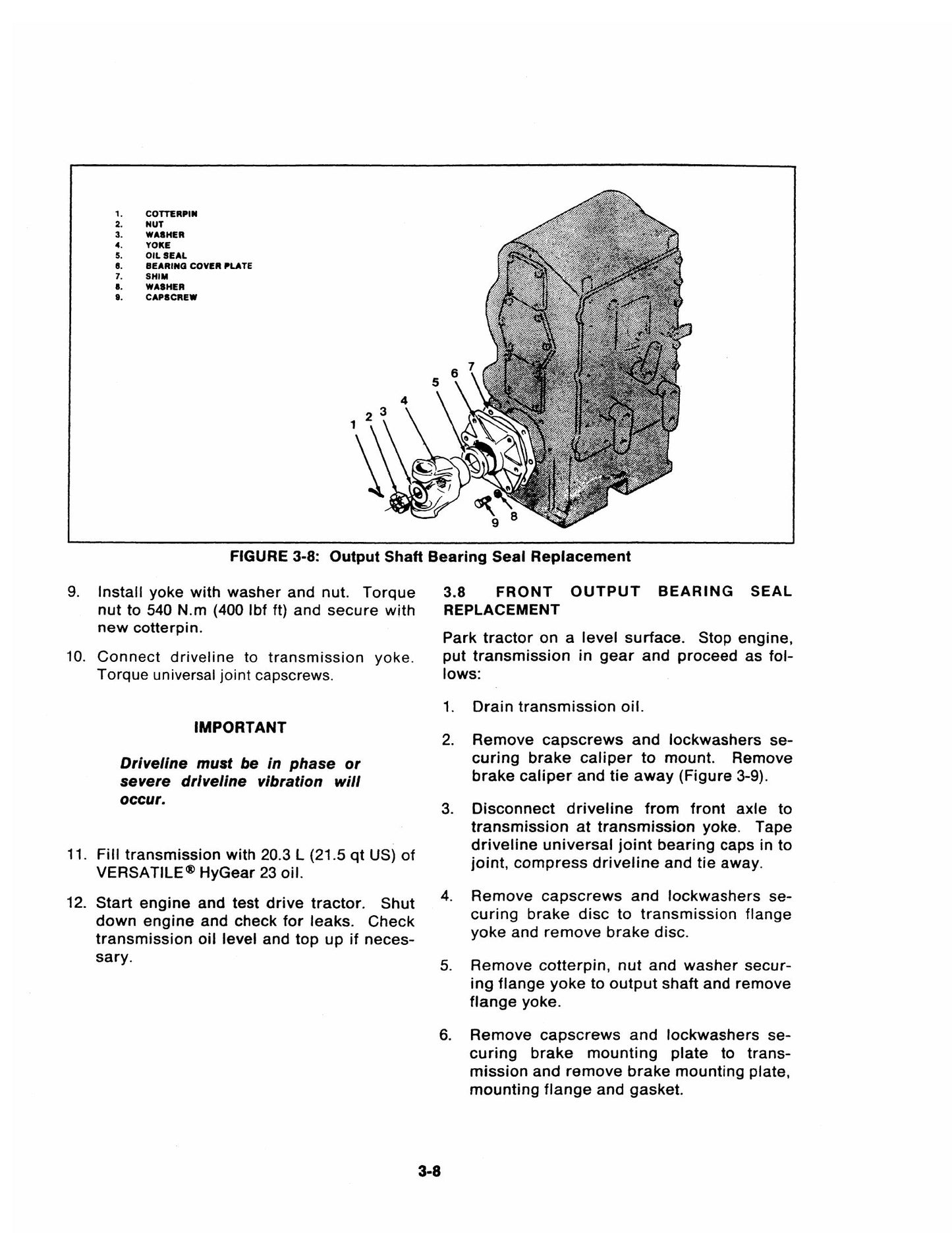 FORD 756 836 856 876 936 956 976 Tractor Factory Workshop Service Manual 40075691