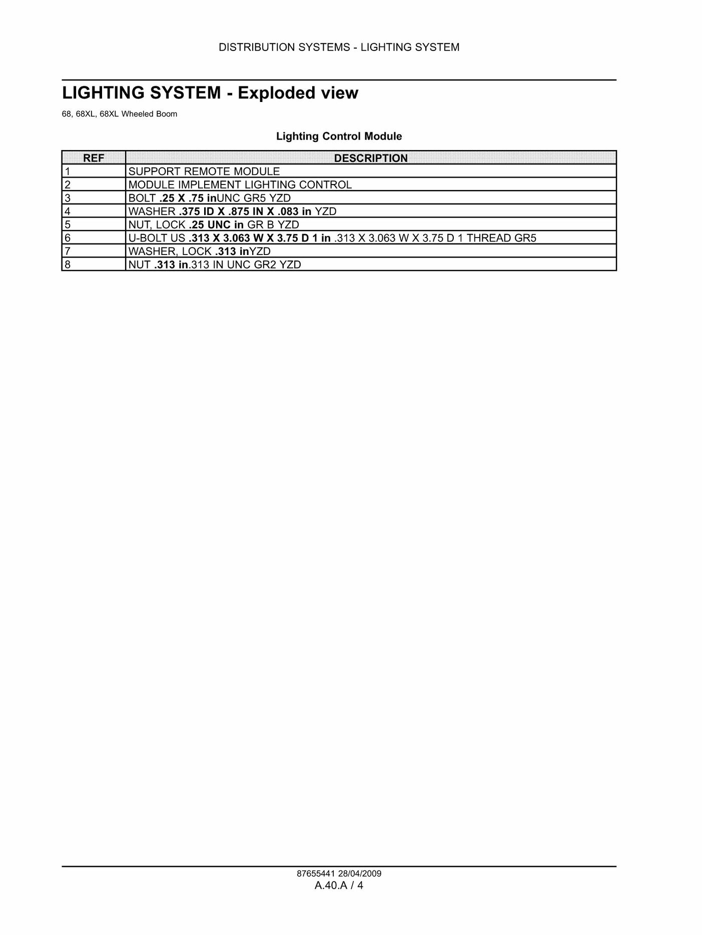 Flexi-coil 68 68XL Field Sprayer Factory Workshop Service Manual 87655441