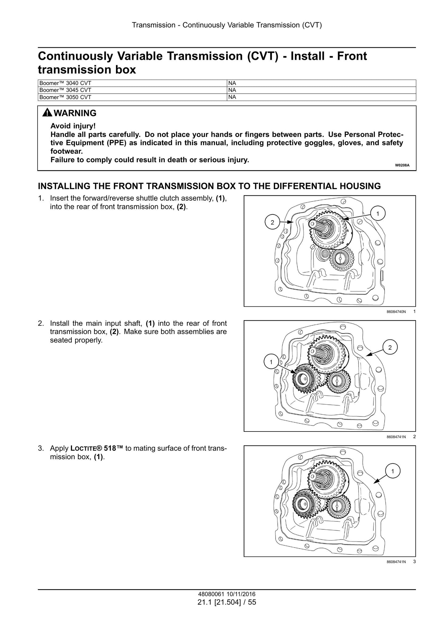 New Holland Boomer 3040 CVT Boomer 3045 CVT Boomer 3050 CVT Compact Tractor Factory Workshop Service Manual 48082166