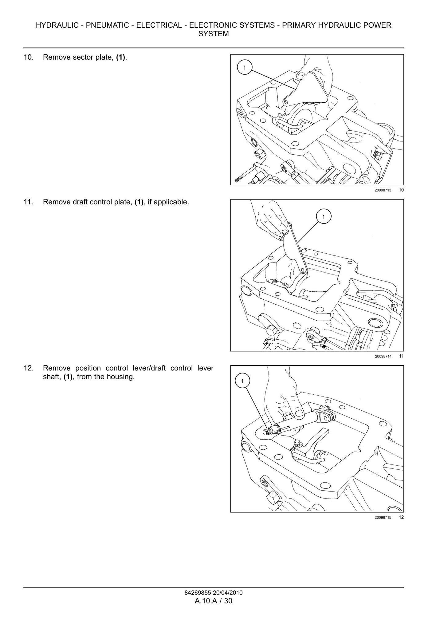 New Holland Workmaster 75 Tractor Factory Workshop Service Manual 84269855