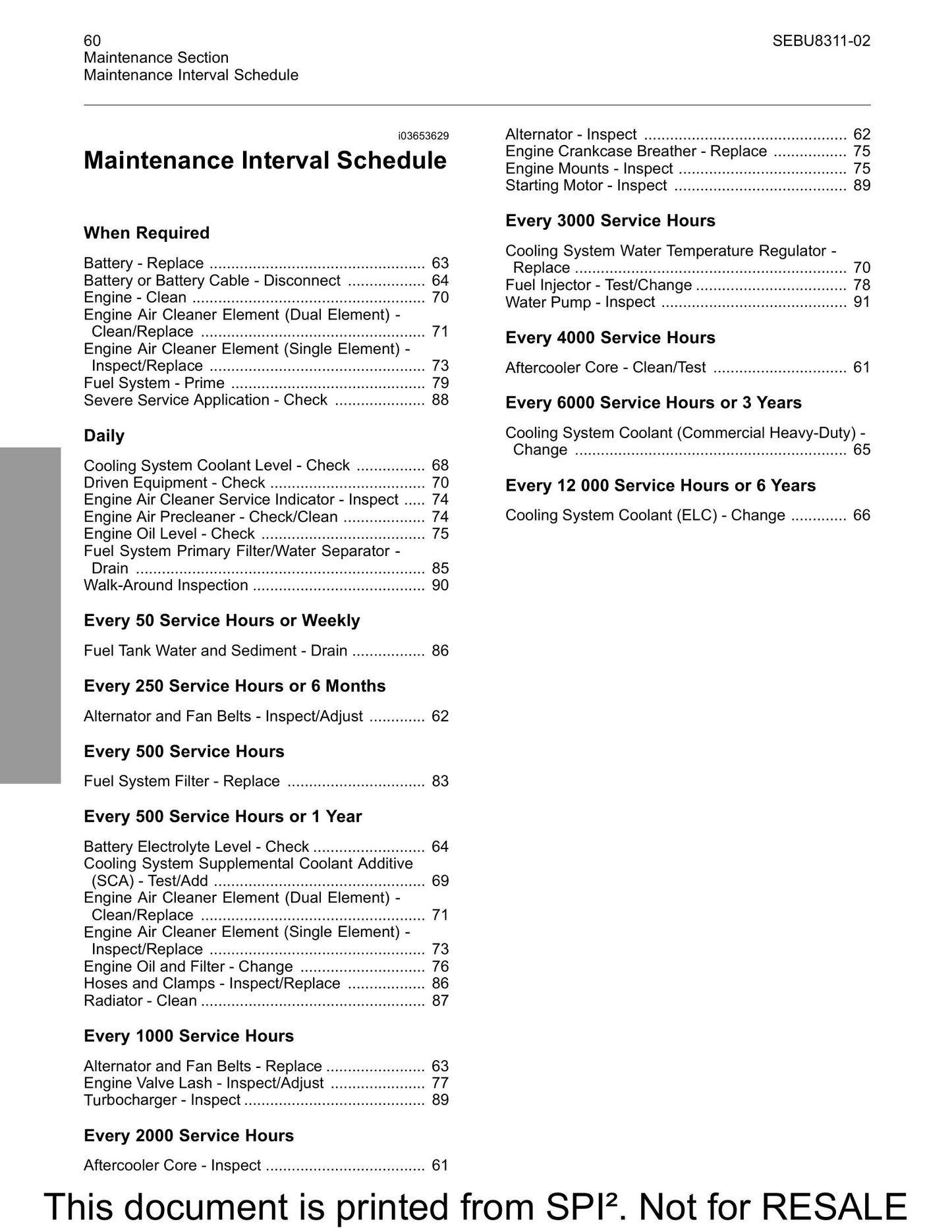 Perkins 402D-403D-404D Industrial Engine Operation and Factory Workshop Maintenance Manual SEBU8311-02