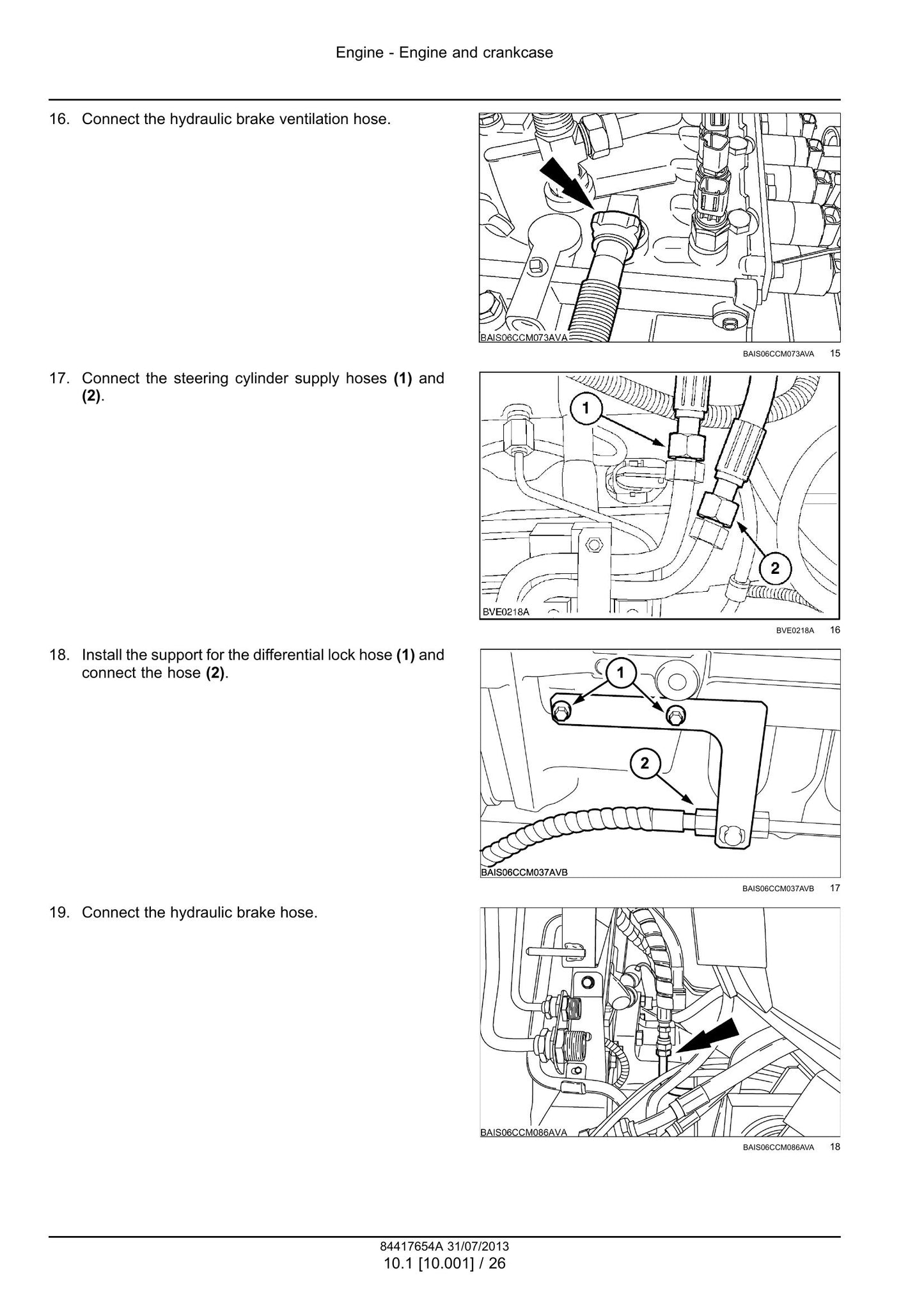 New Holland T7.240 T7.245 Tractor Factory Workshop Service Manual 84417654A