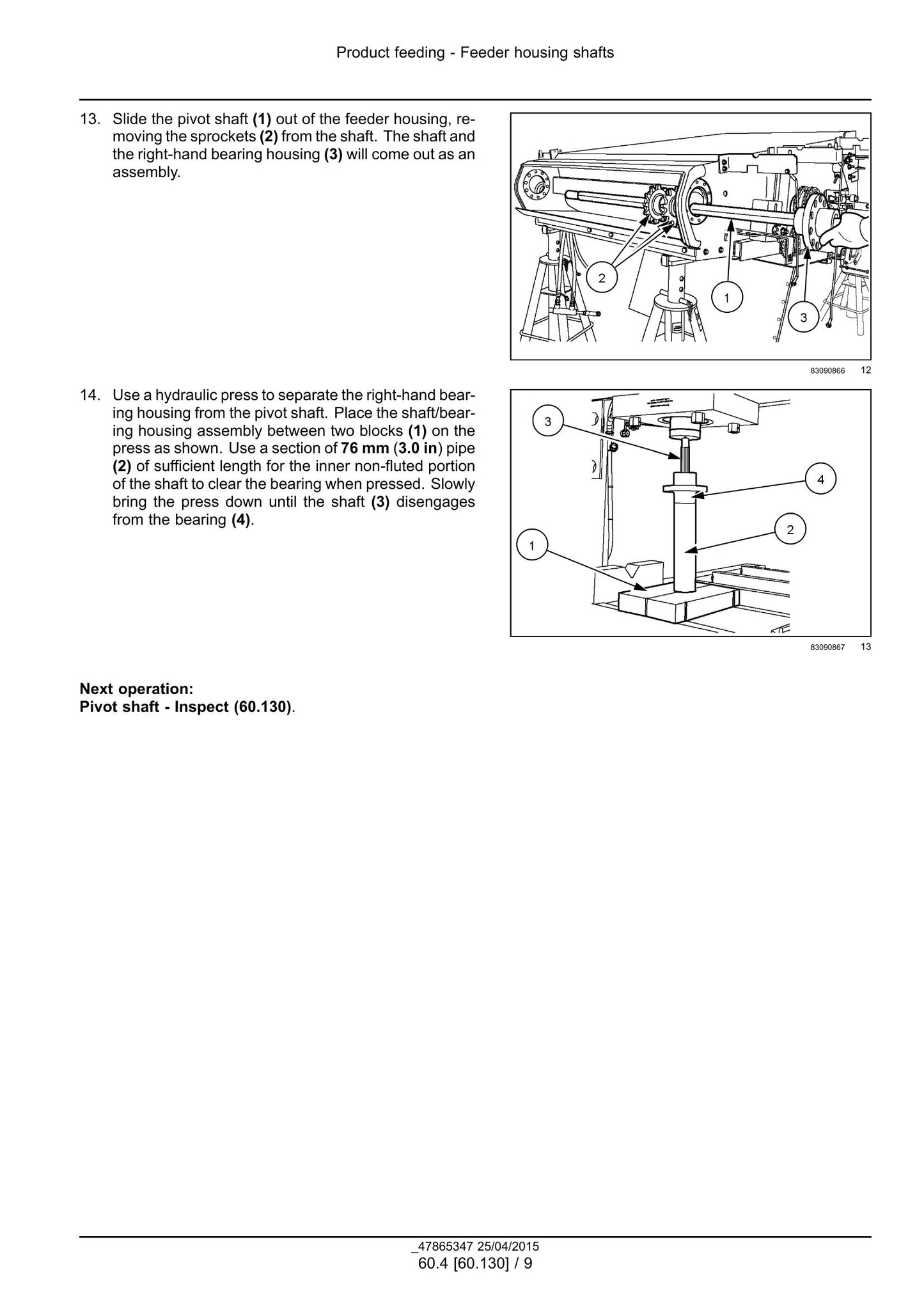 New Holland CR6.80 CR6.90 CR7.90 CR8.90 CR9.90 Combine Factory Workshop Service Manual 47878222