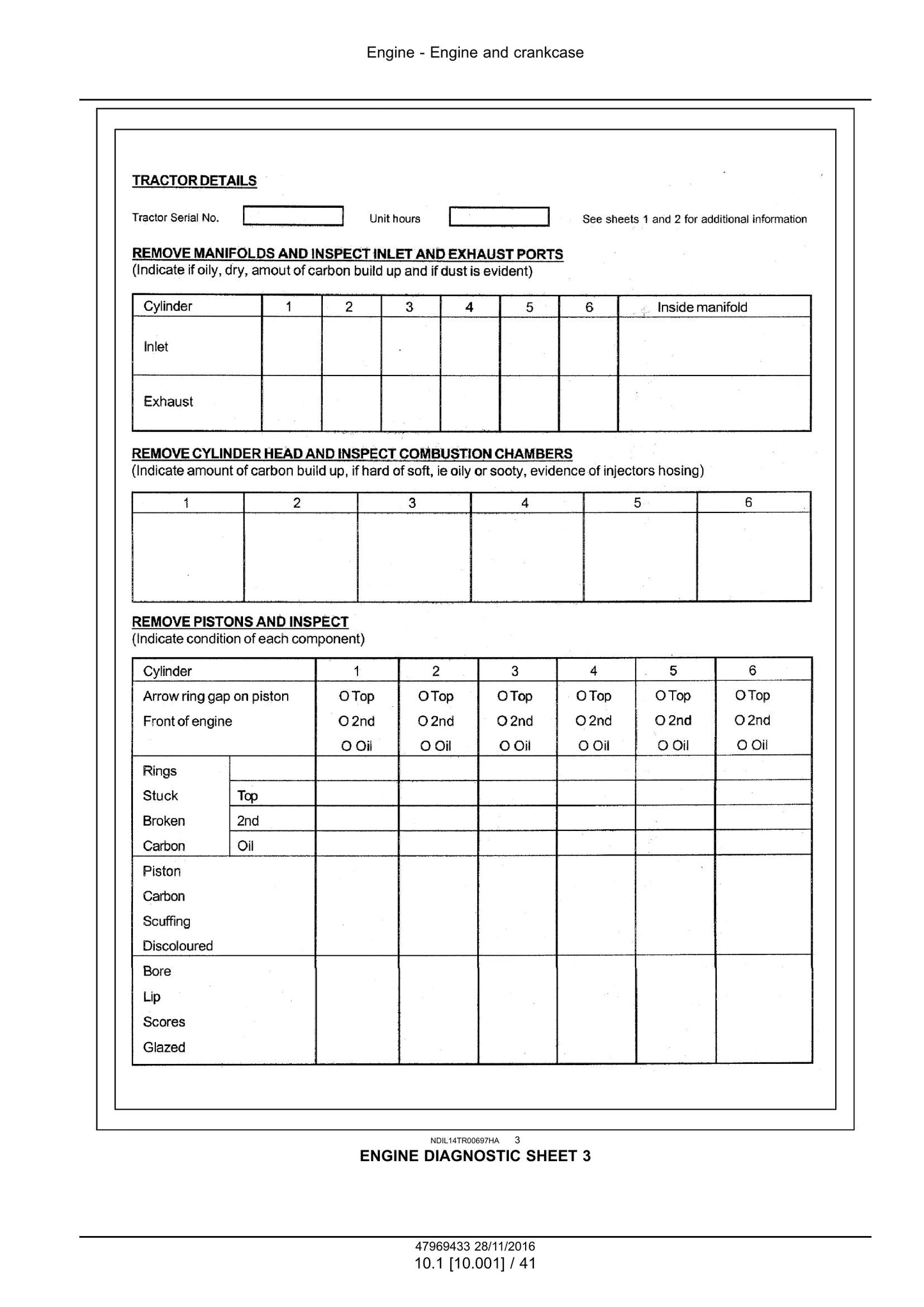 New Holland 6010 6510 7510 Tractor Factory Workshop Service Manual 47969433