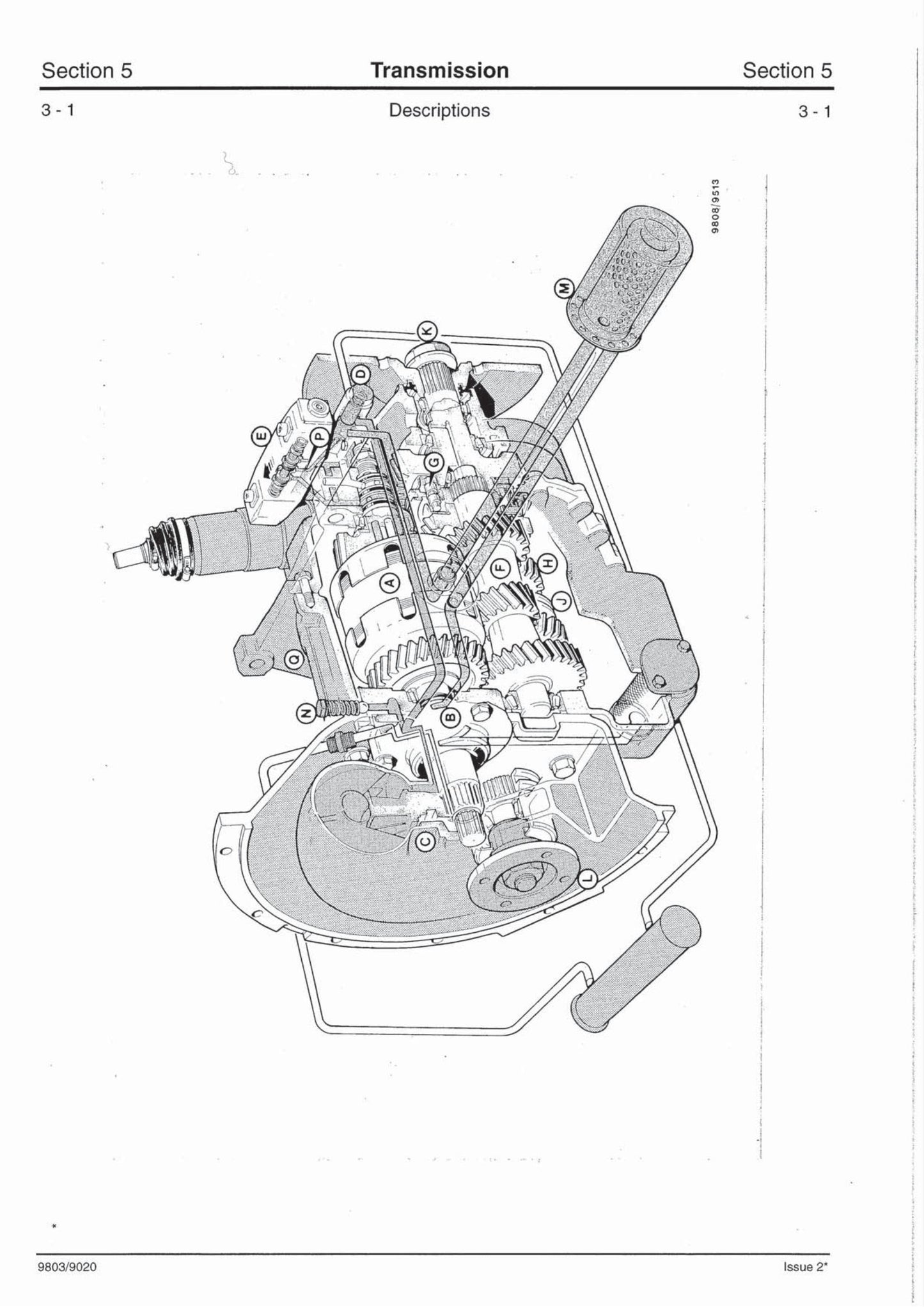 JCB SS600 SERIES Transmission Factory Workshop Service Manual 9803/9020