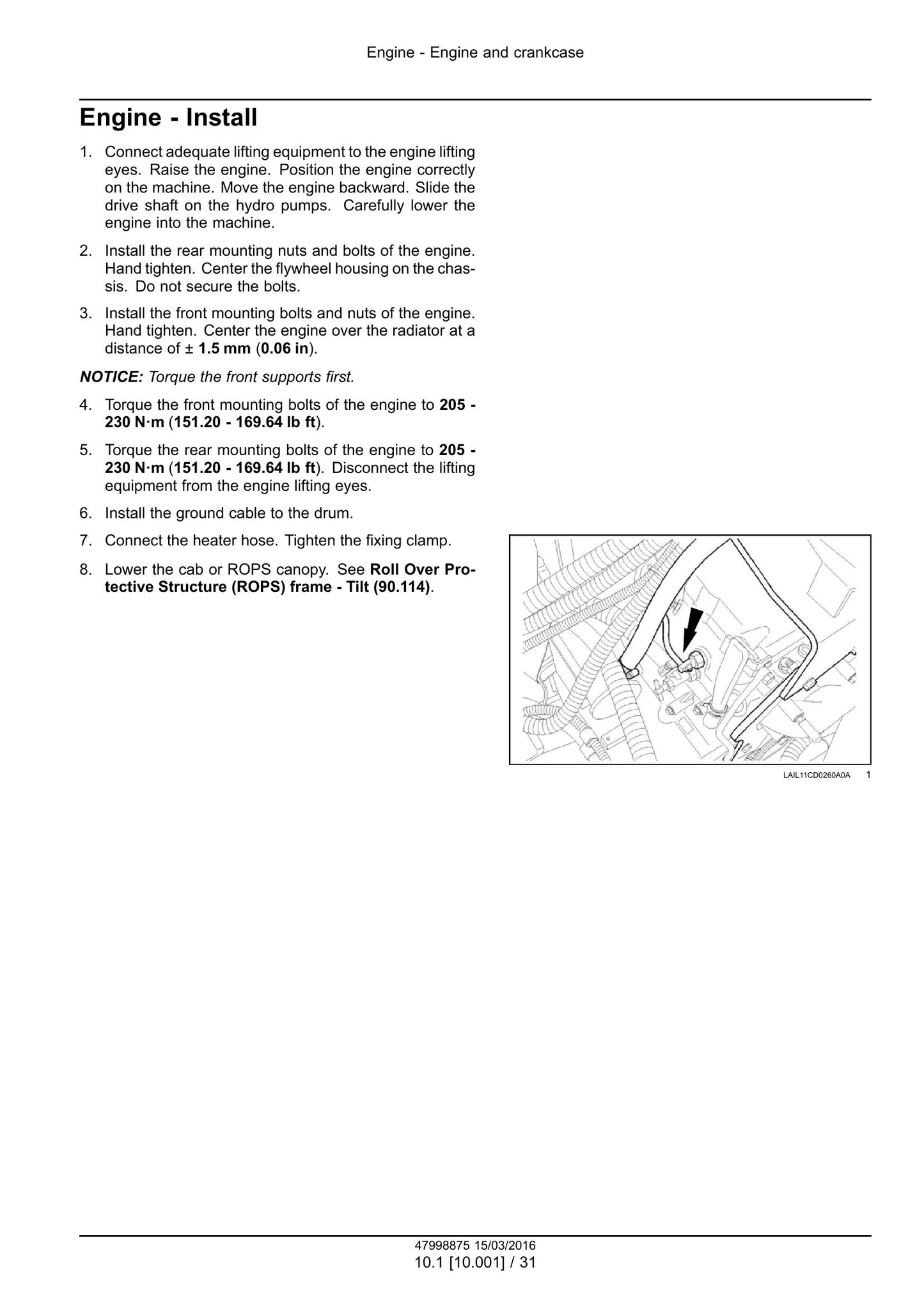 New Holland D150B D150 Crawler Dozer Factory Workshop Service Manual 47998875