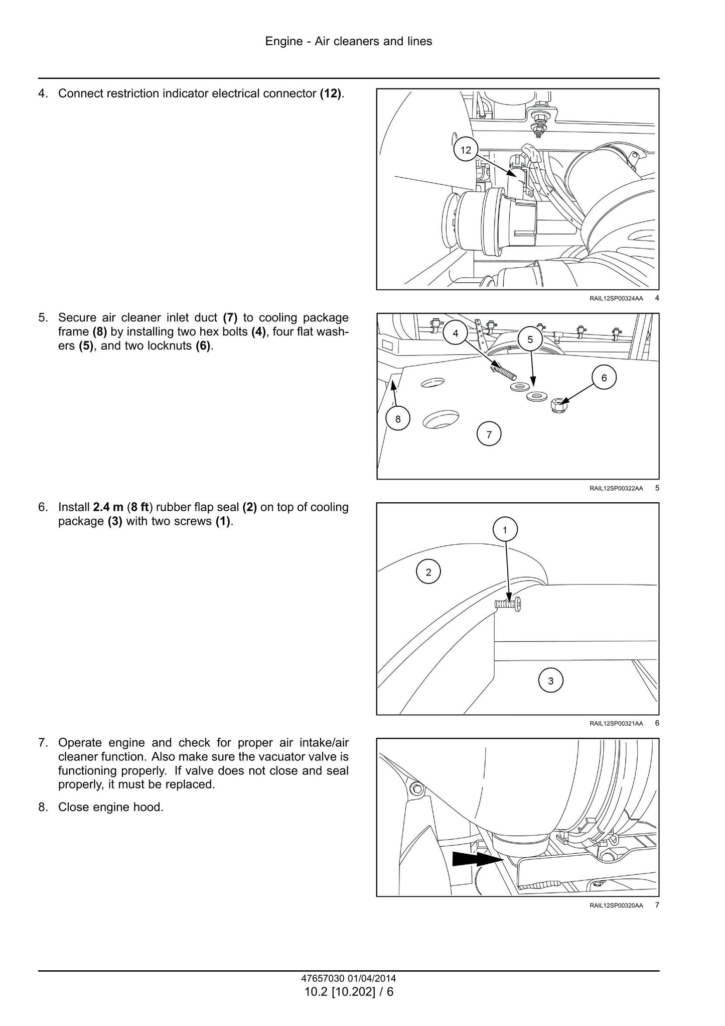New Holland Guardian SP.240R Guardian SP.275R Sprayer Factory Workshop Service Manual 47657030