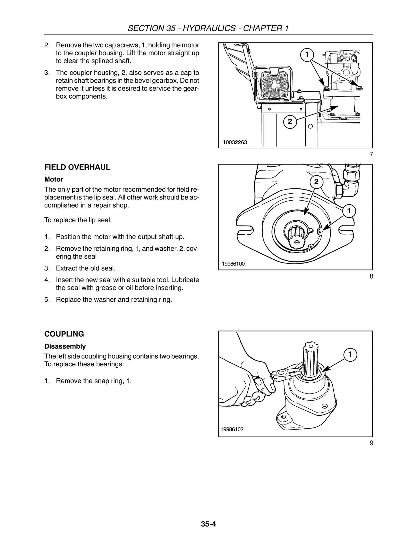 New Holland 2355 2358 Auger Header Factory Workshop Repair Manual